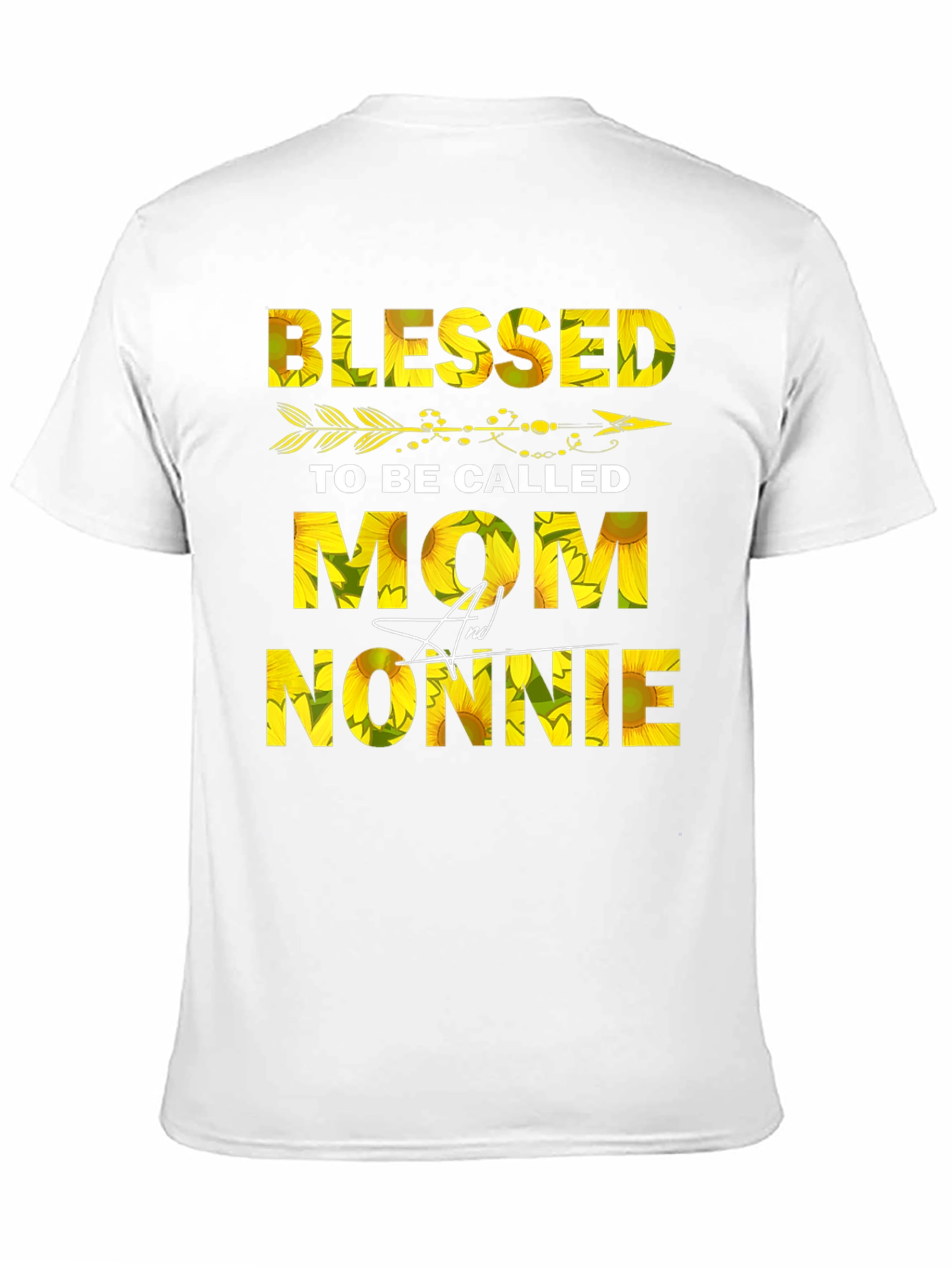 Blessed Mom & Nonnie Sunflower Graphic Tee