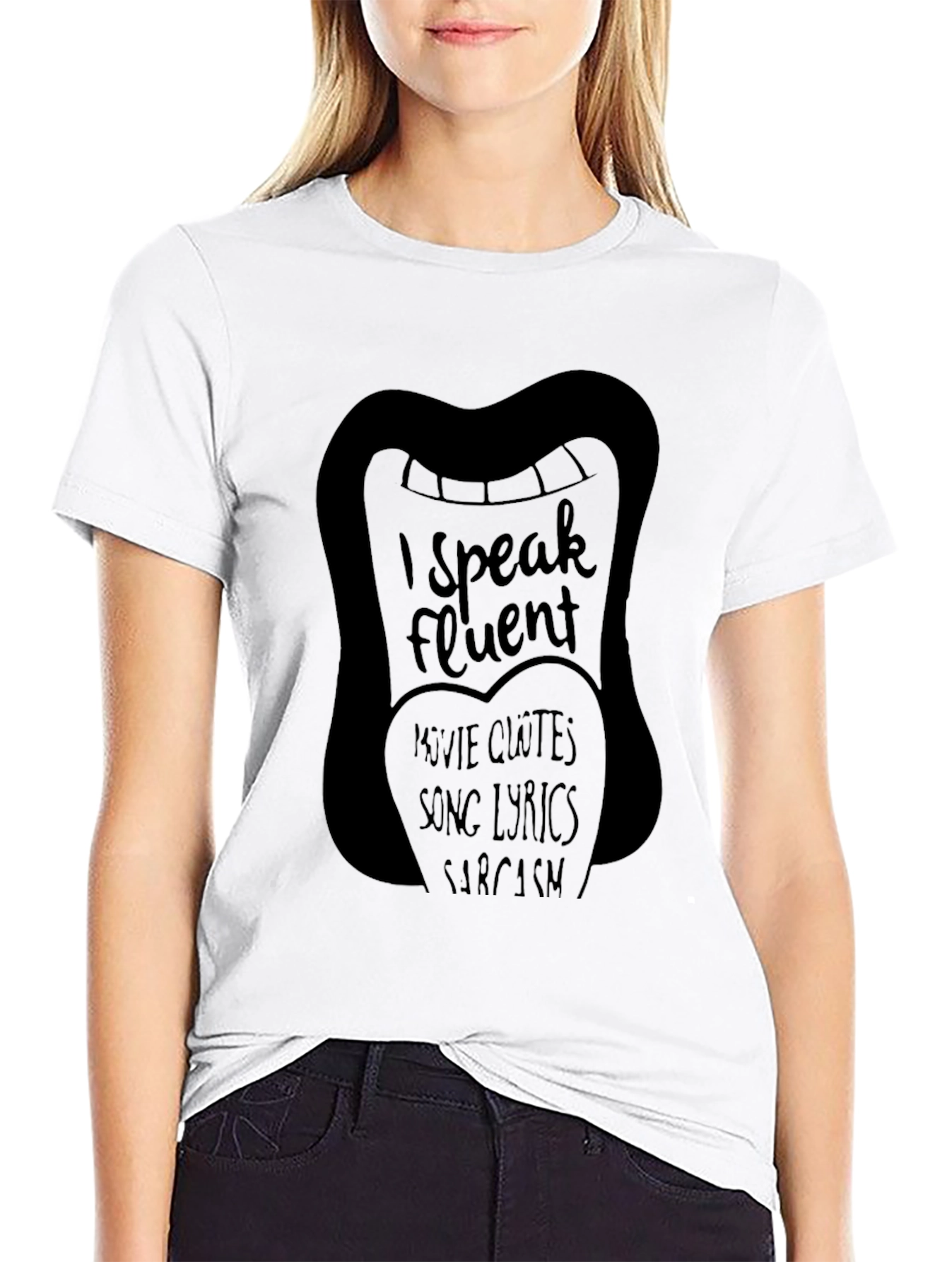 Fluent in Movie Quotes T-Shirt