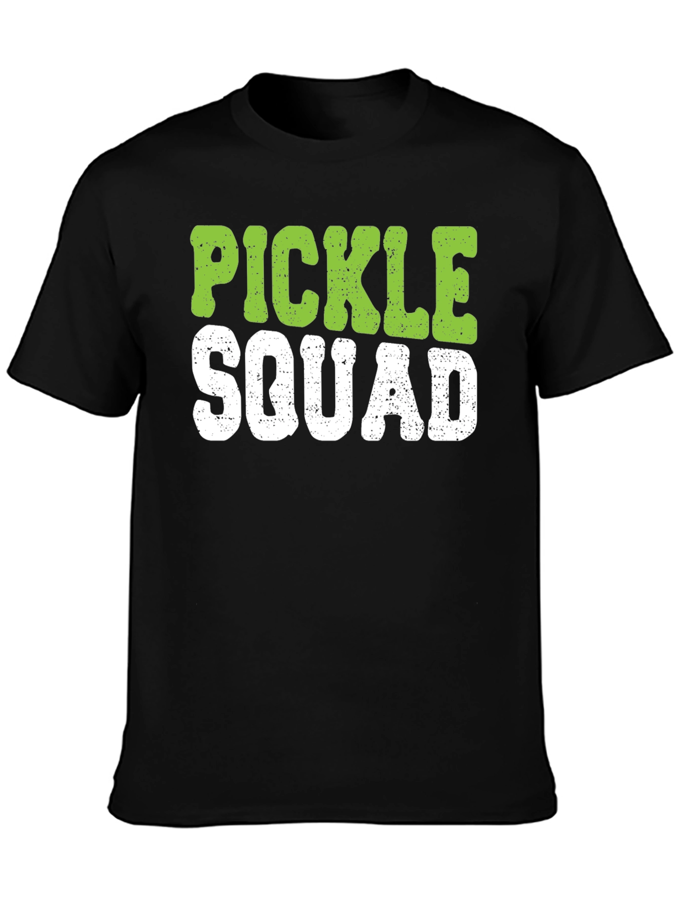 Pickle Squad Graphic Tee - Black Crew Neck T-Shirt