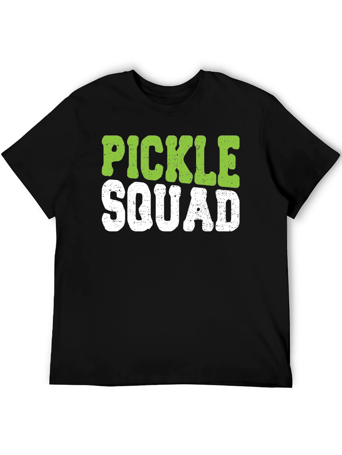 Pickle Squad Graphic Tee - Black Crew Neck T-Shirt