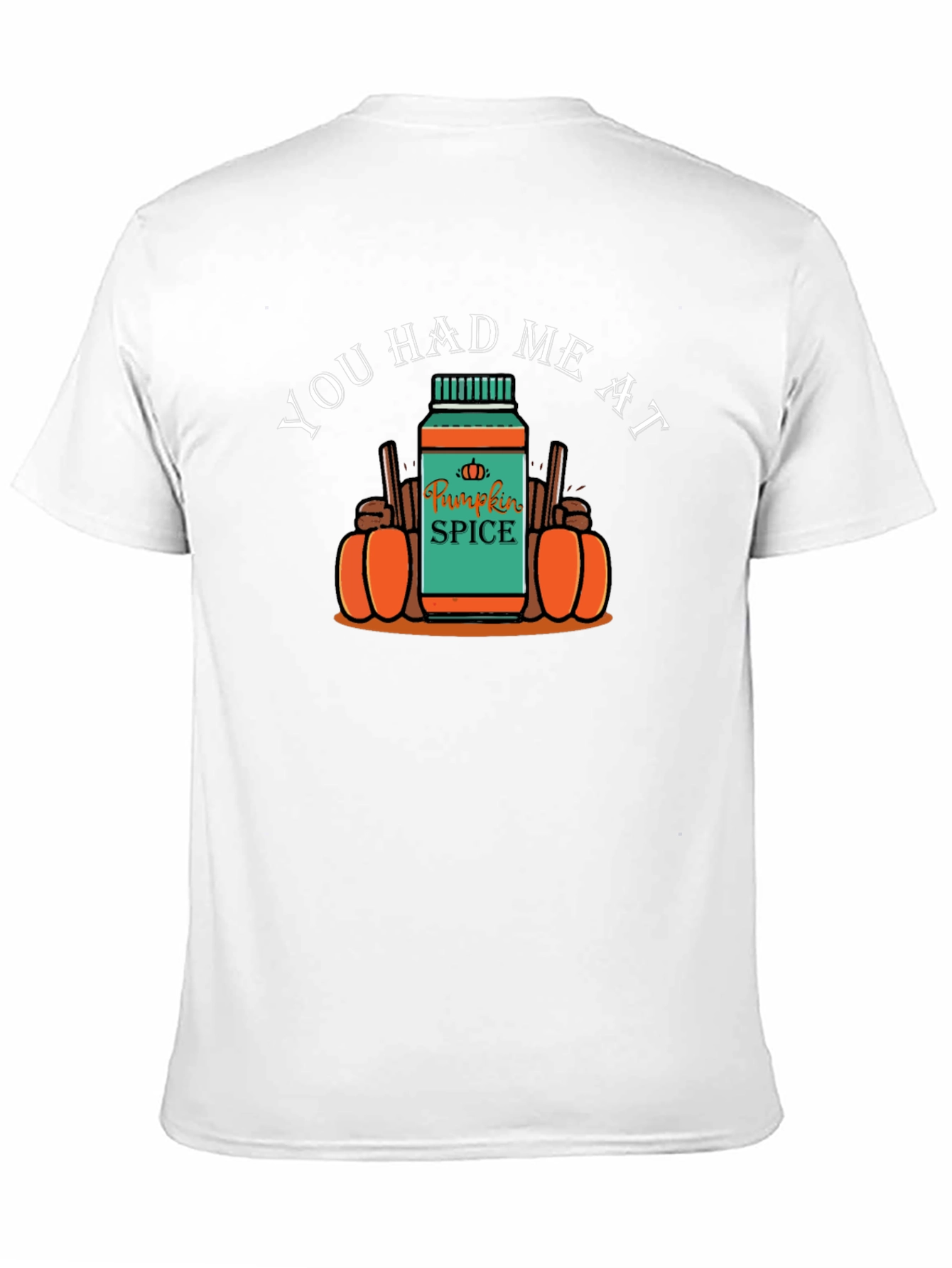 You Had Me at Pumpkin Spice Black T-Shirt