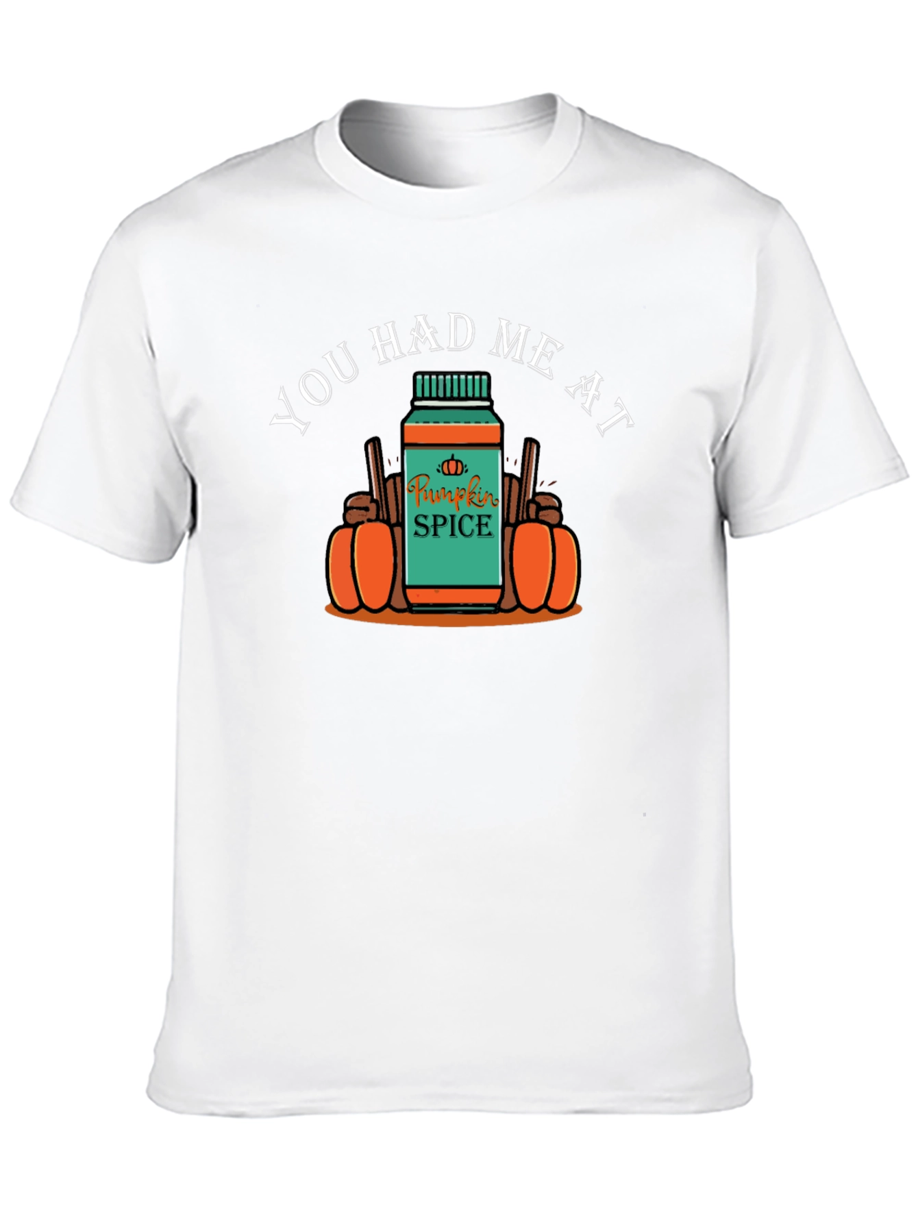 You Had Me at Pumpkin Spice Black T-Shirt