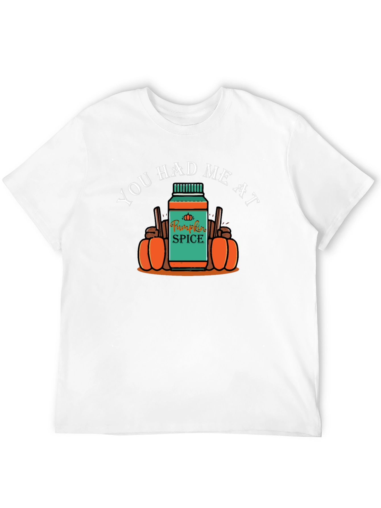 You Had Me at Pumpkin Spice Black T-Shirt