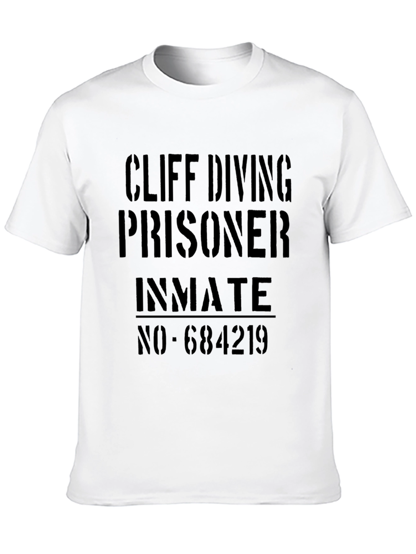 Cliff Diving Prisoner Inmate Tee