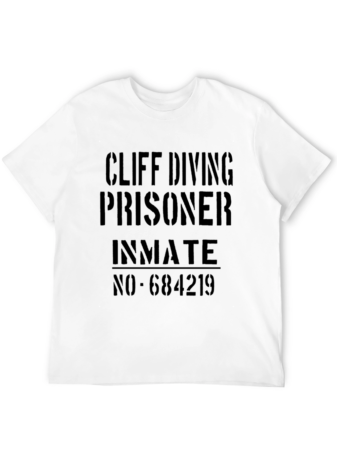 Cliff Diving Prisoner Inmate Tee