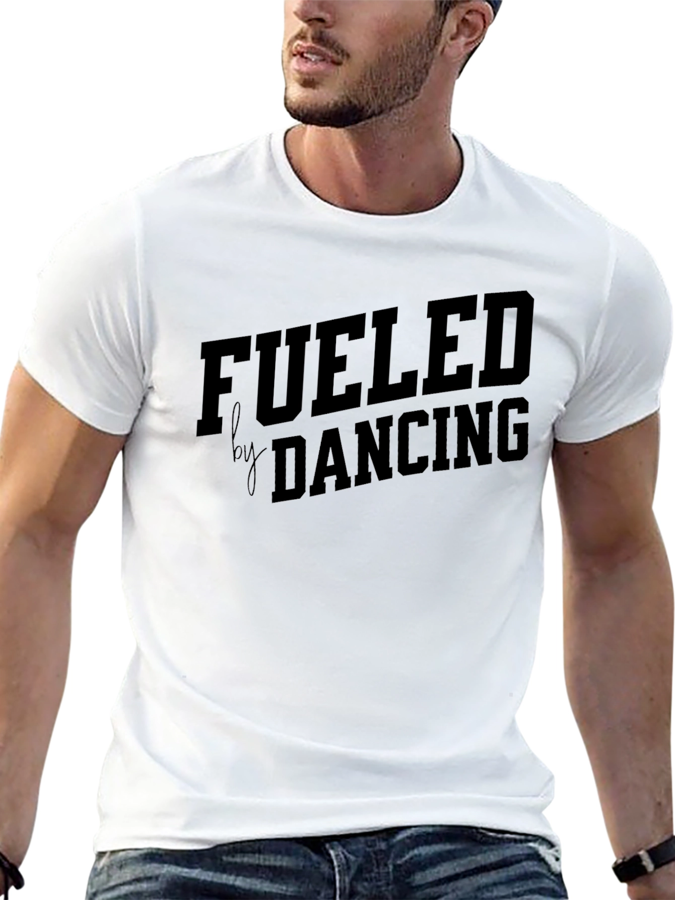 Fueled By Dancing Black Graphic Tee