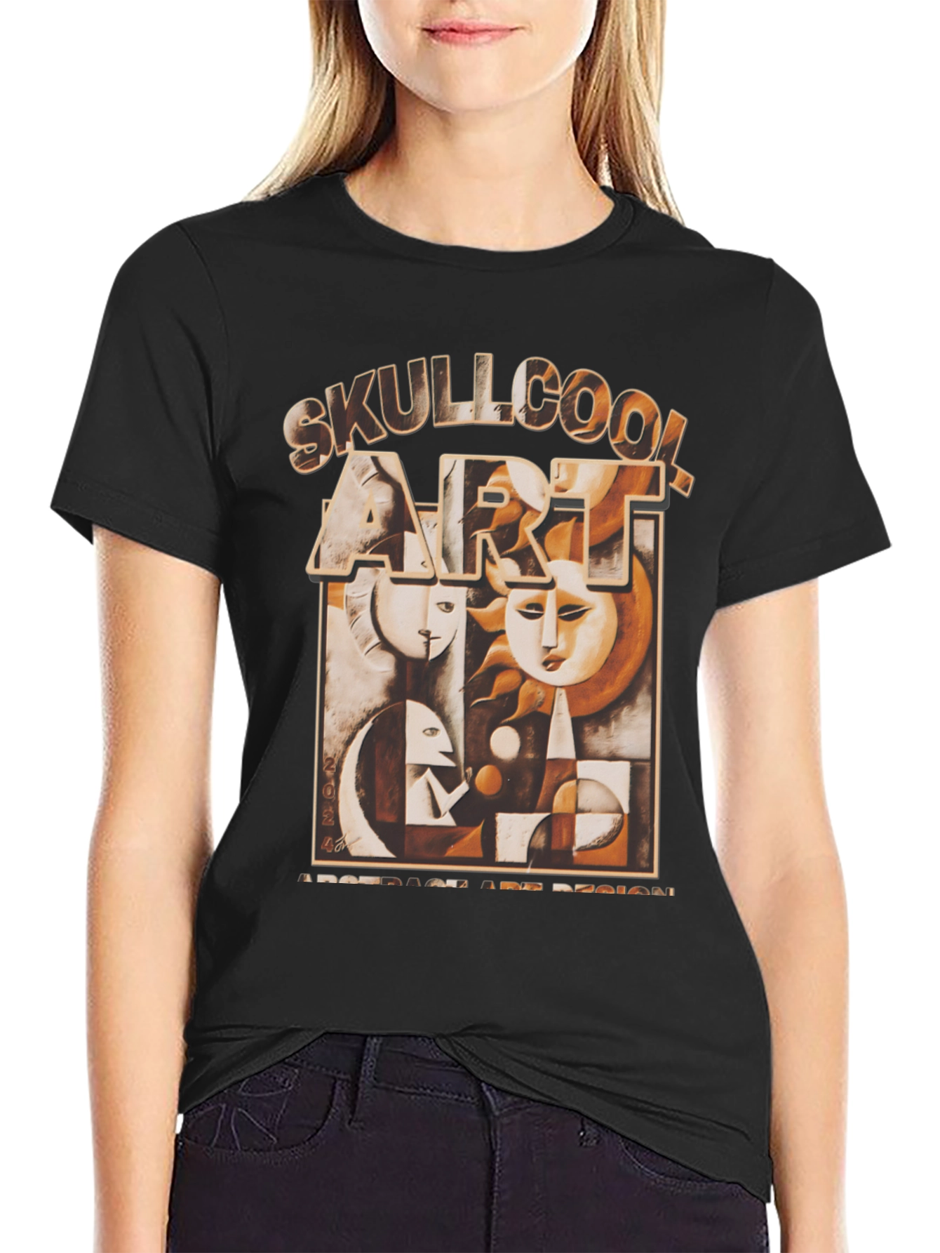 Skullcool Art Abstract Design T-Shirt