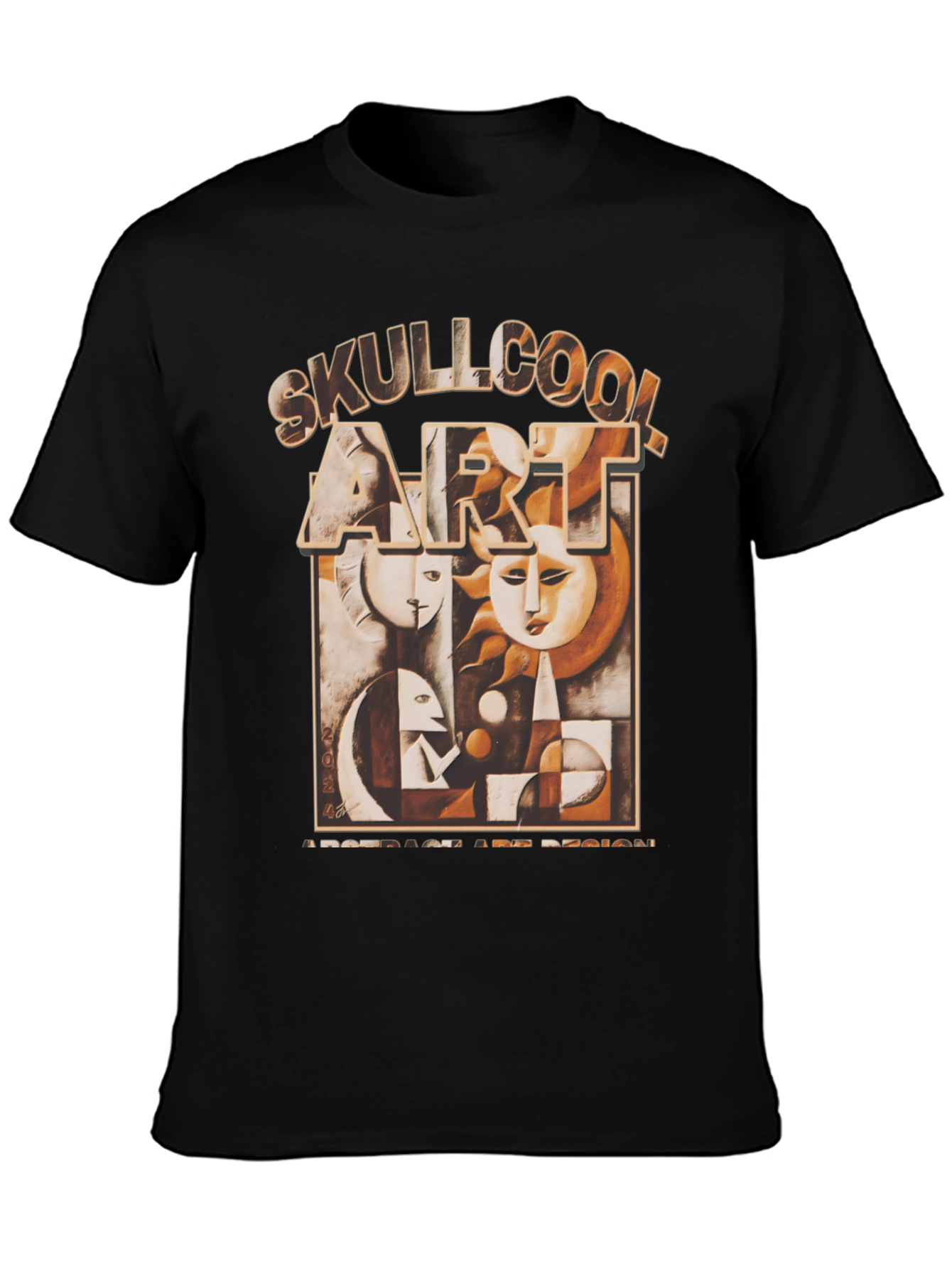 Skullcool Art Abstract Design T-Shirt