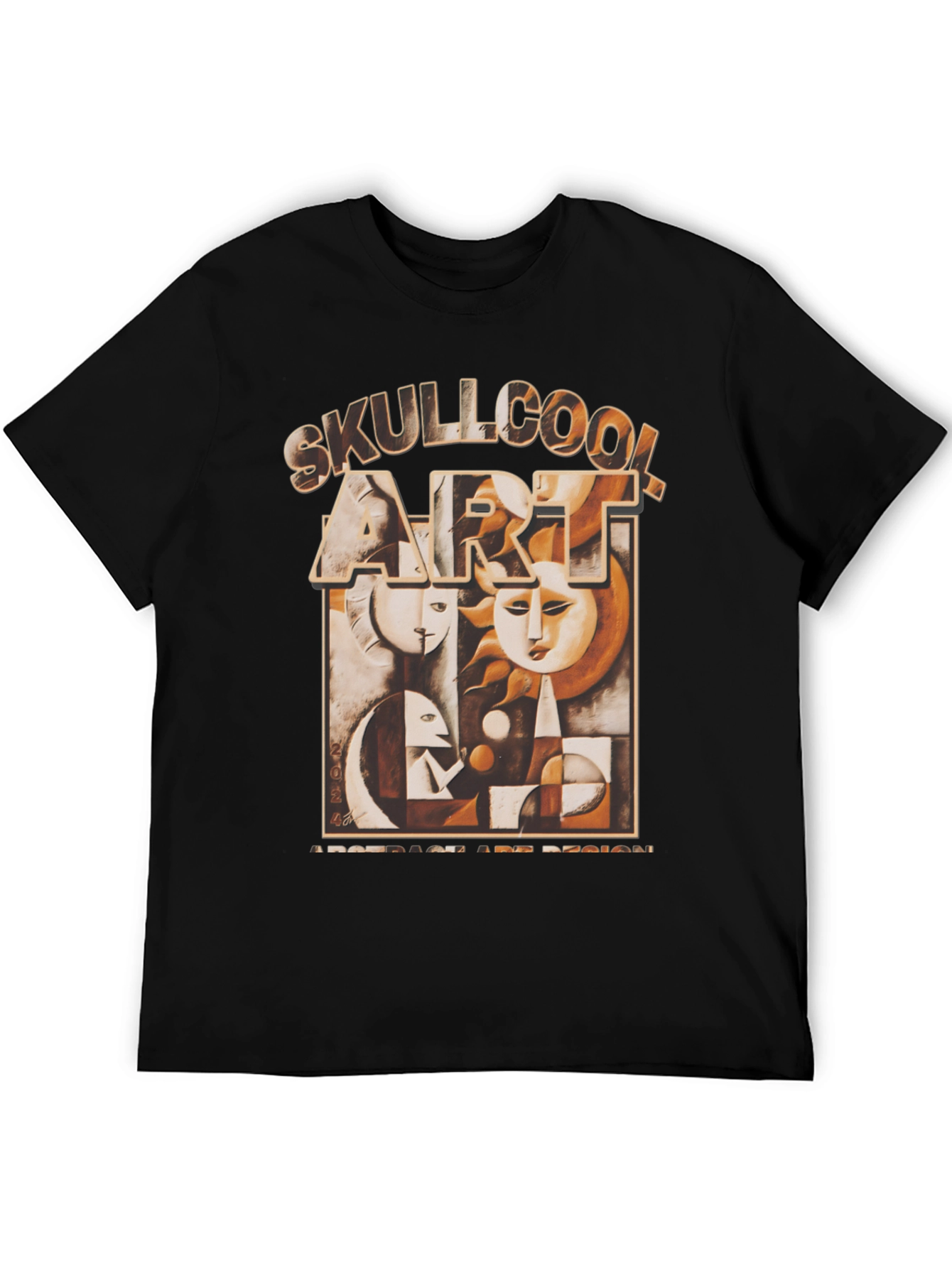 Skullcool Art Abstract Design T-Shirt