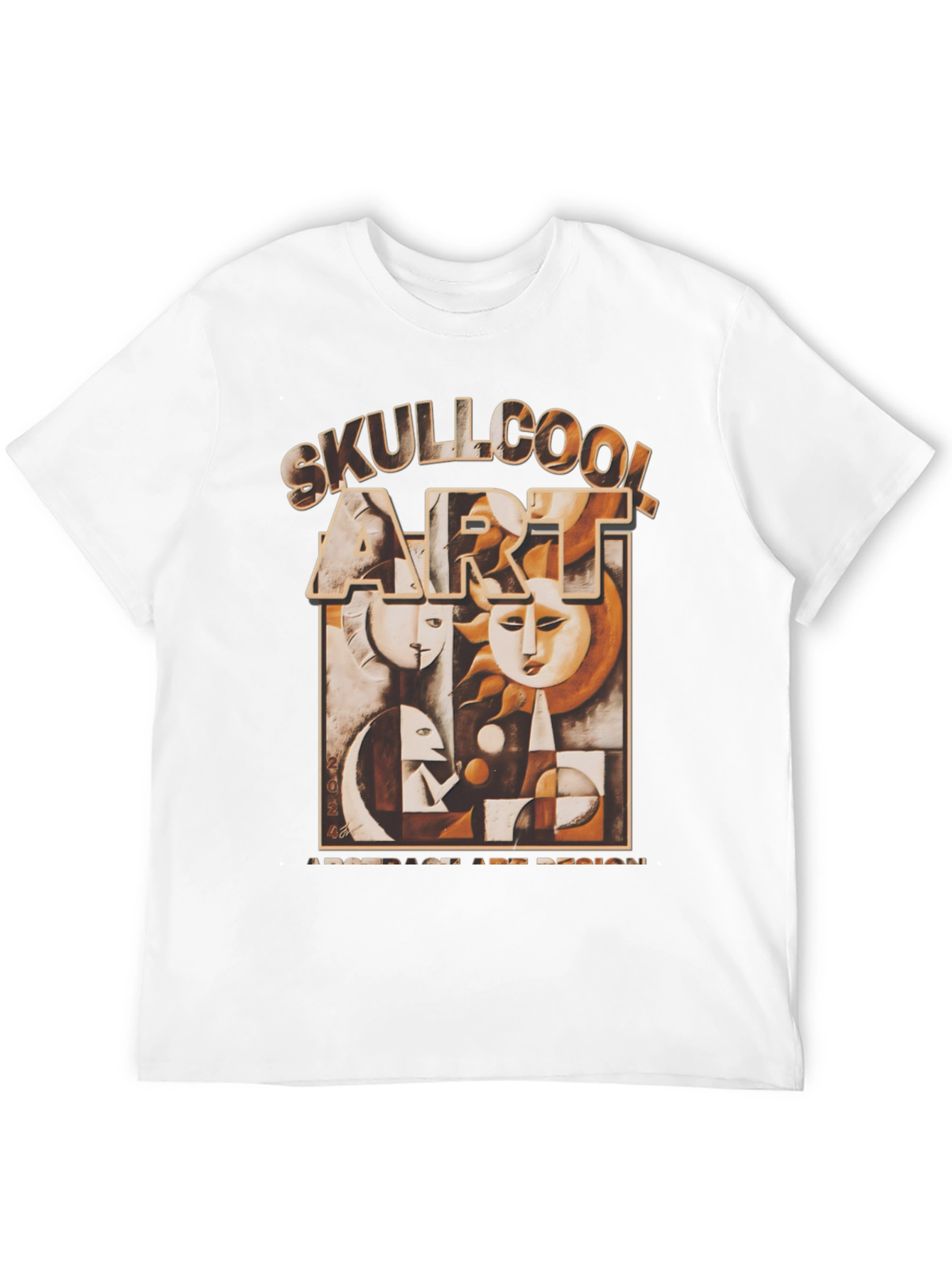 Skullcool Art Abstract Design T-Shirt