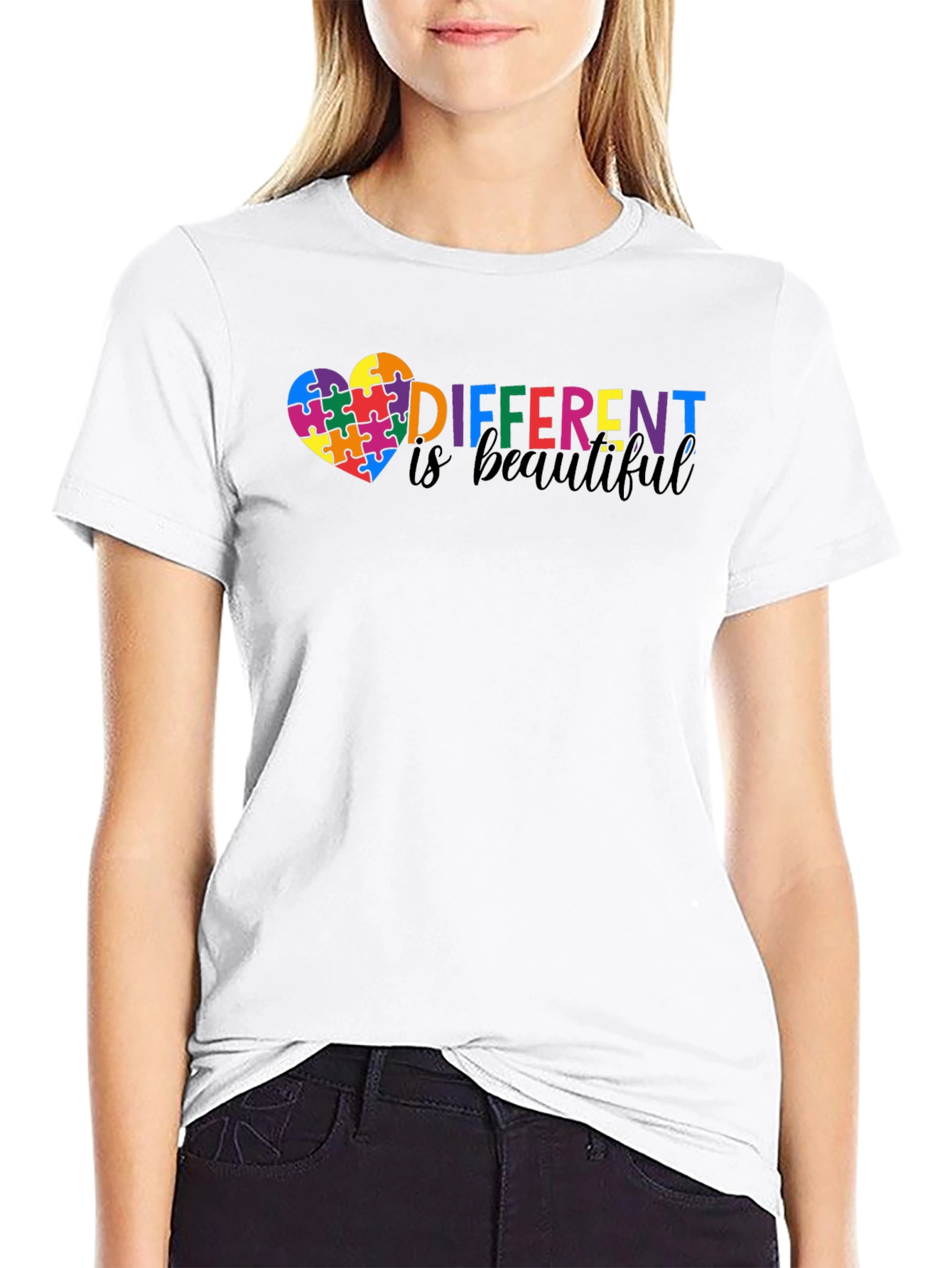Different is Beautiful Autism Awareness T-Shirt