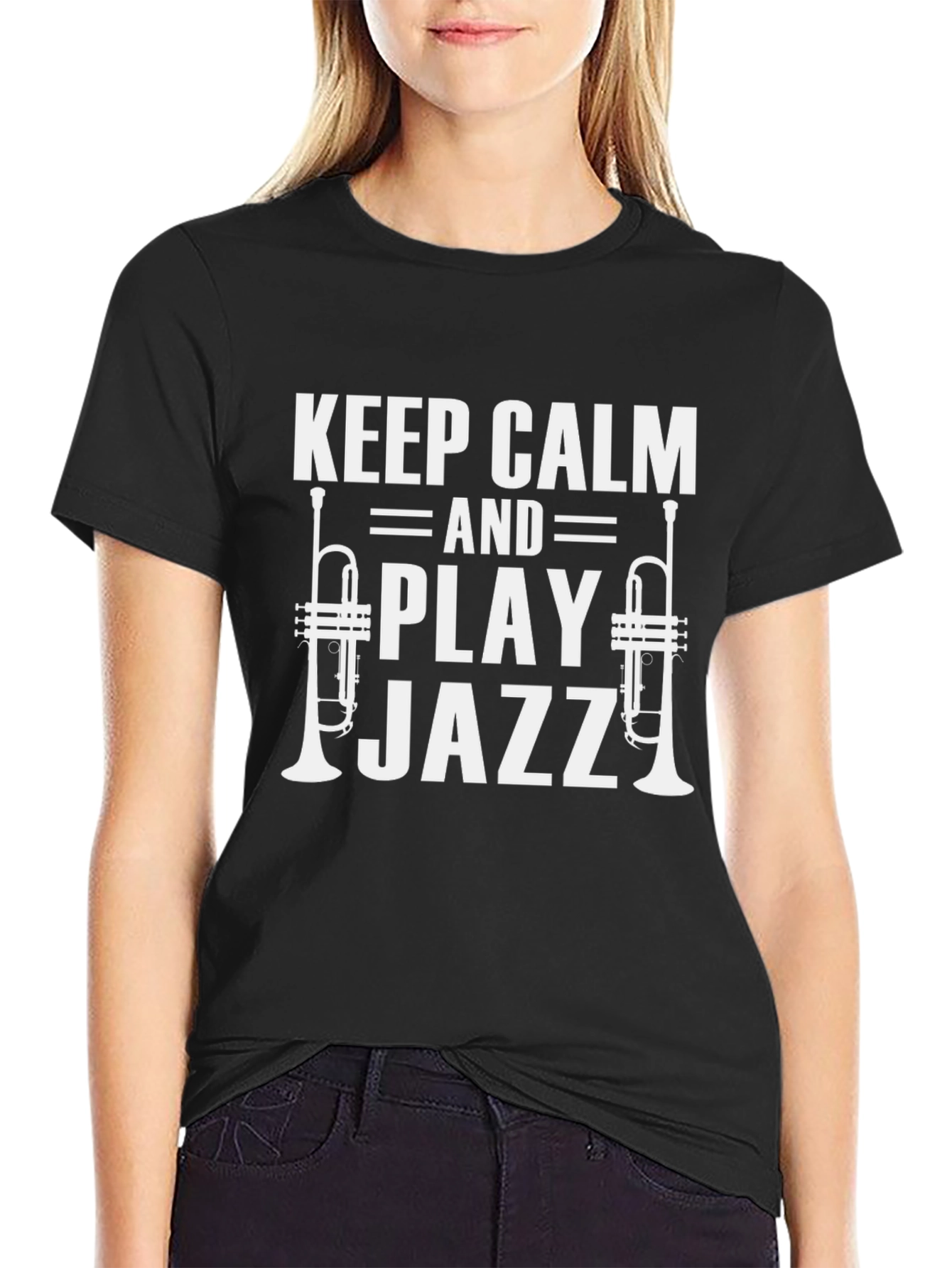 Keep Calm & Play Jazz T-Shirt - Musician Tee