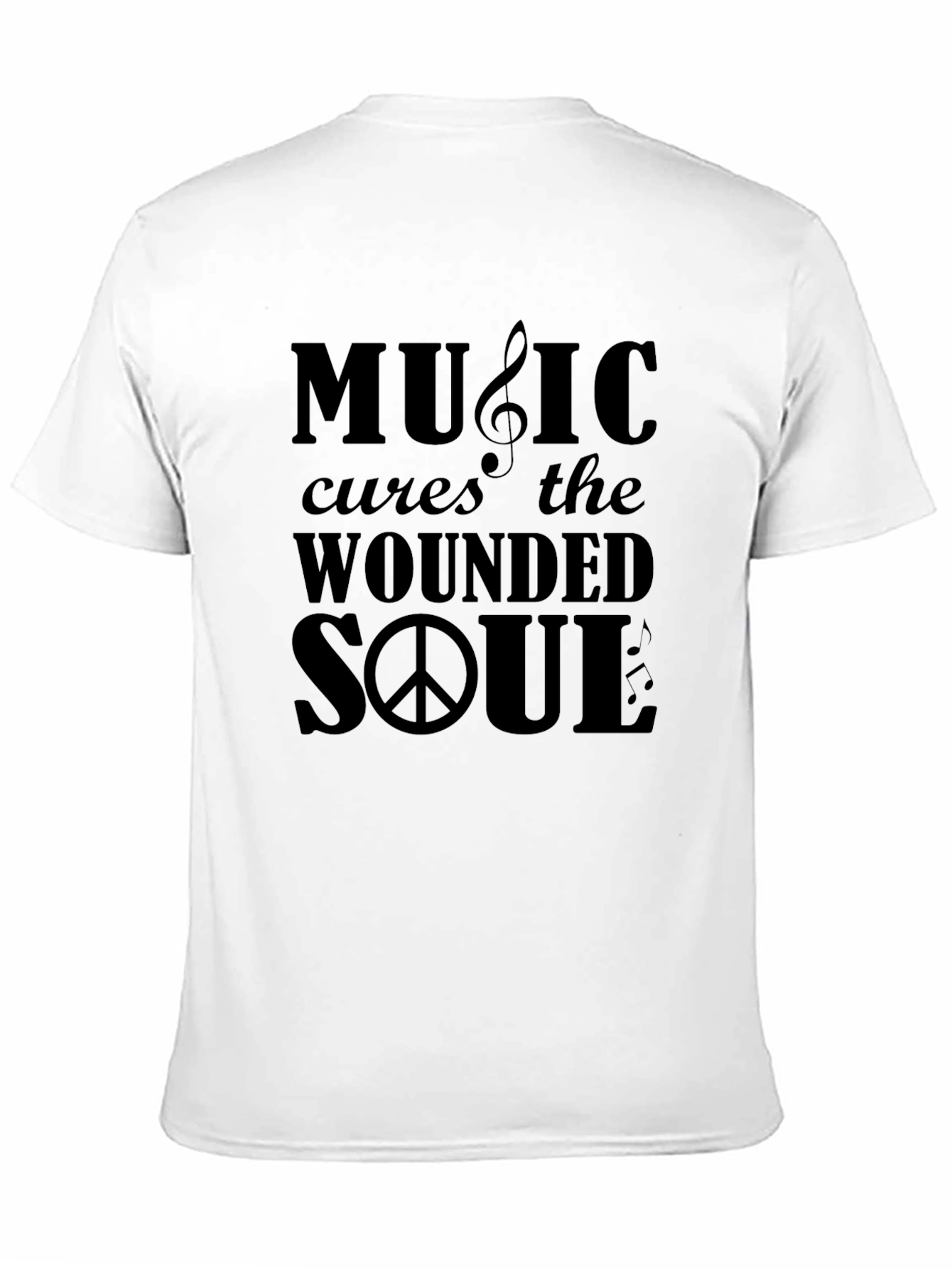 Music Cures Soul Graphic T-Shirt