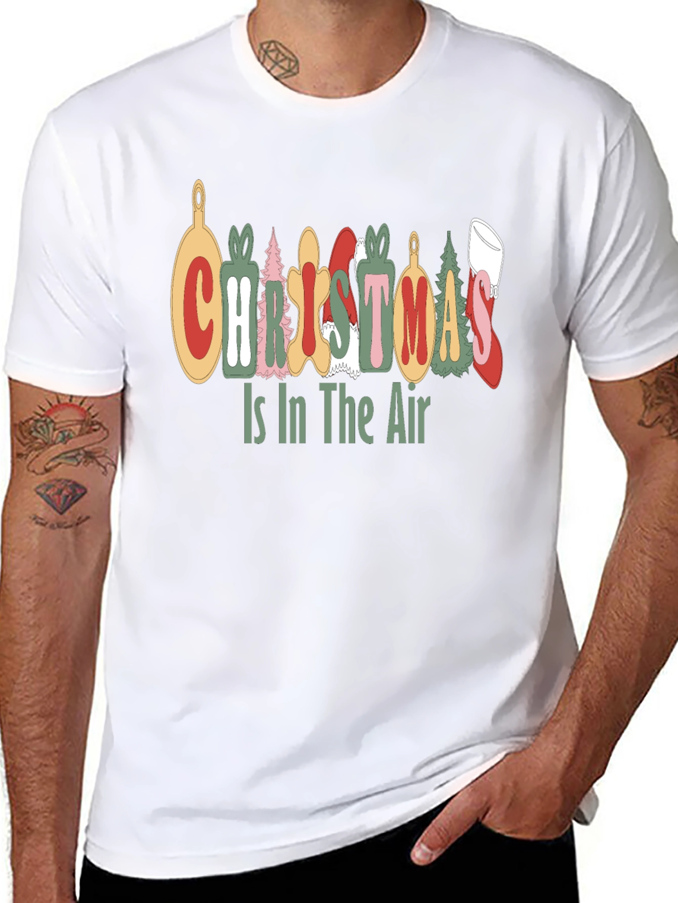 Christmas Is In The Air Graphic Tee