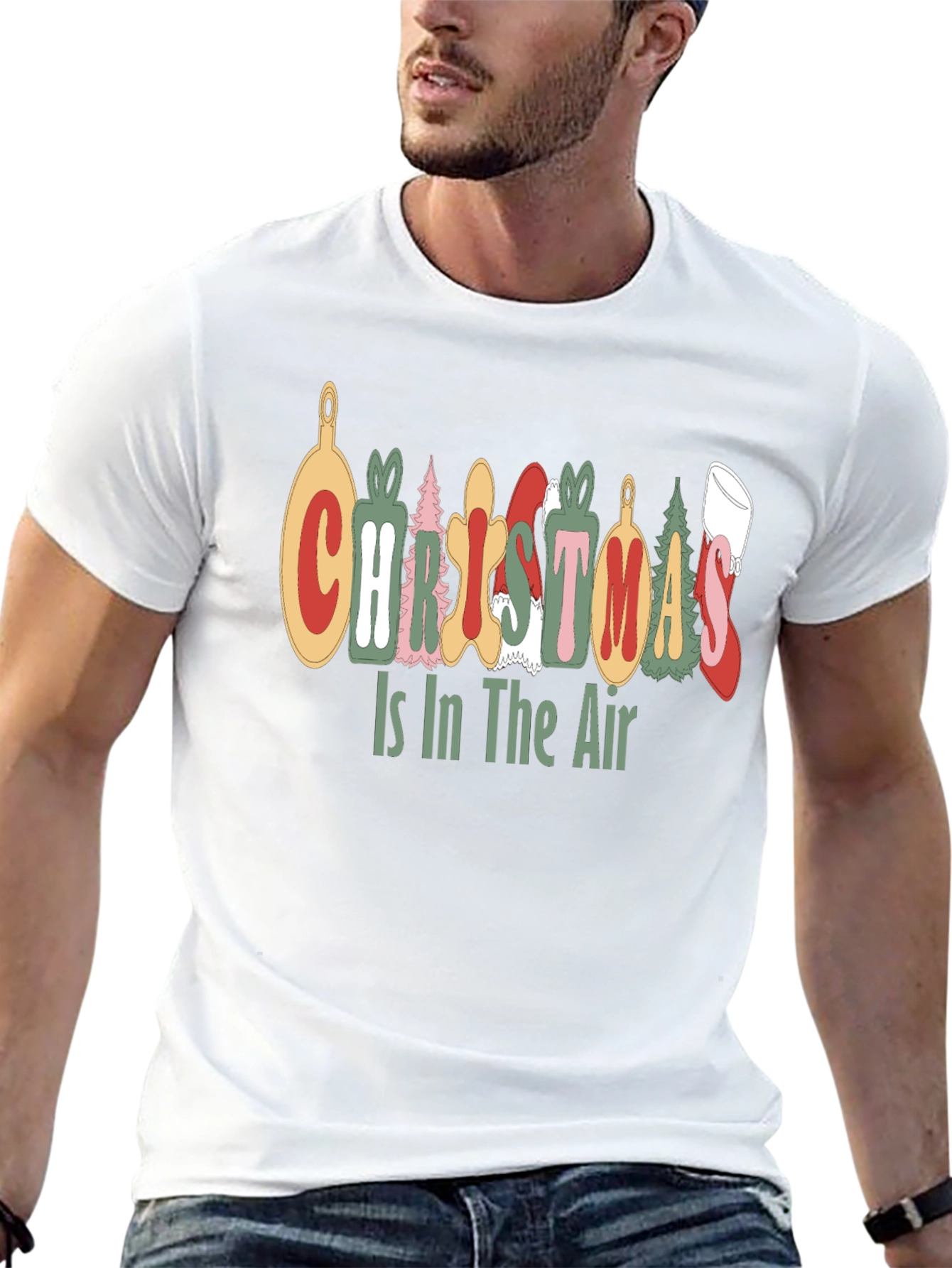 Christmas Is In The Air Graphic Tee
