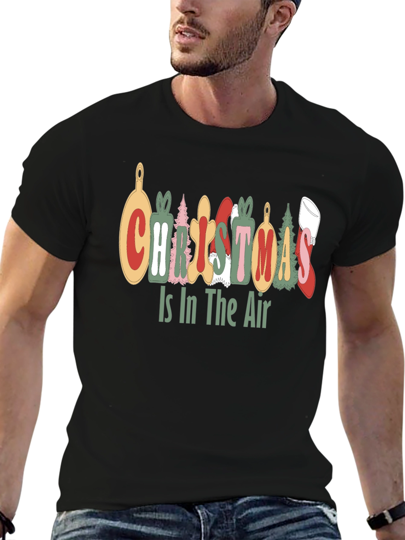 Christmas Is In The Air Graphic Tee