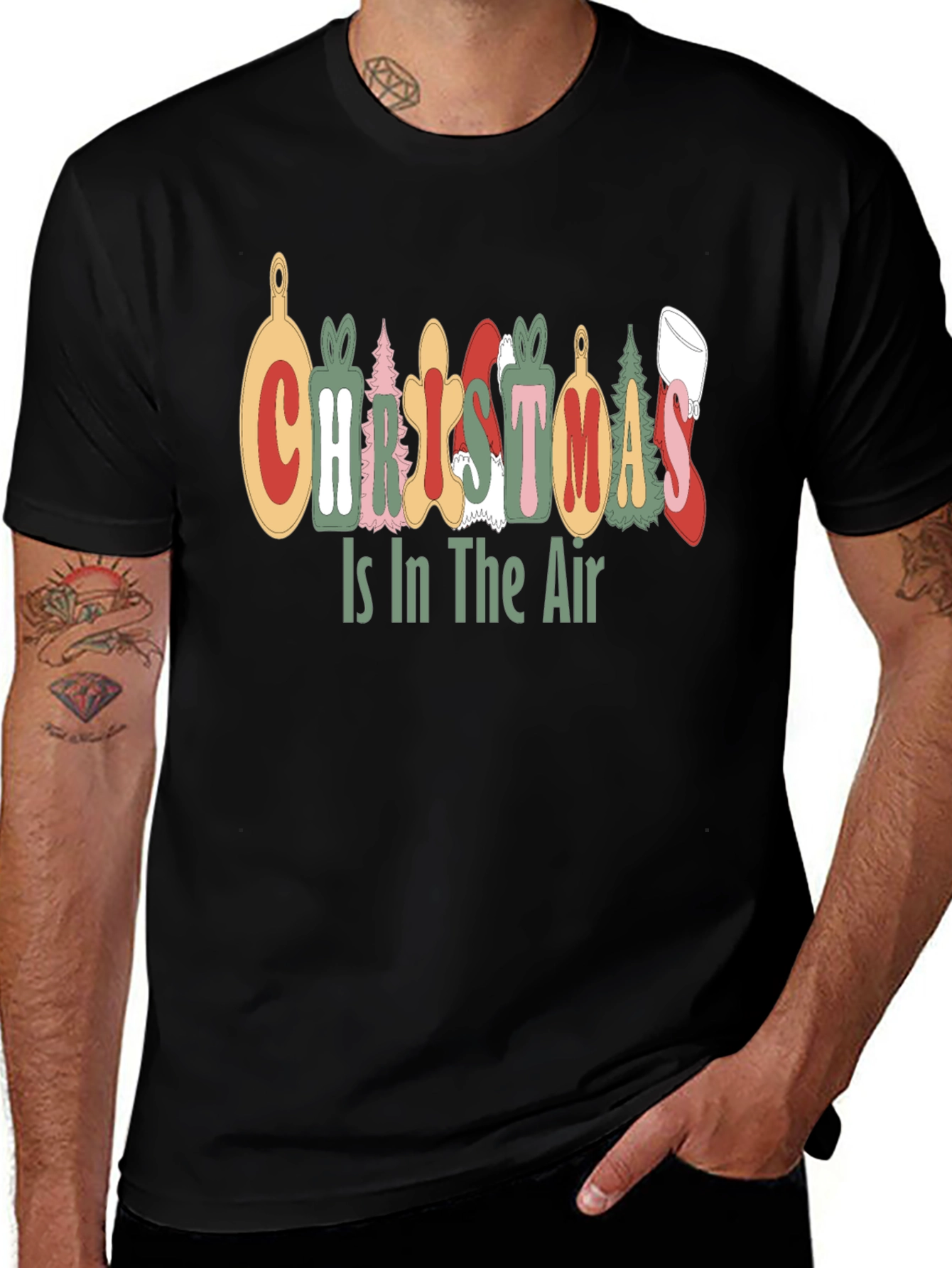 Christmas Is In The Air Graphic Tee