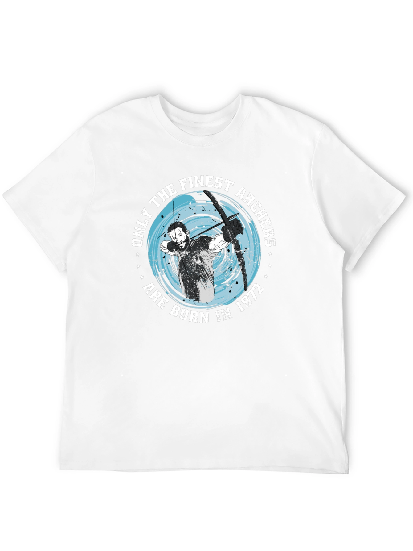 Finest Archers Born in 1972 Black T-Shirt