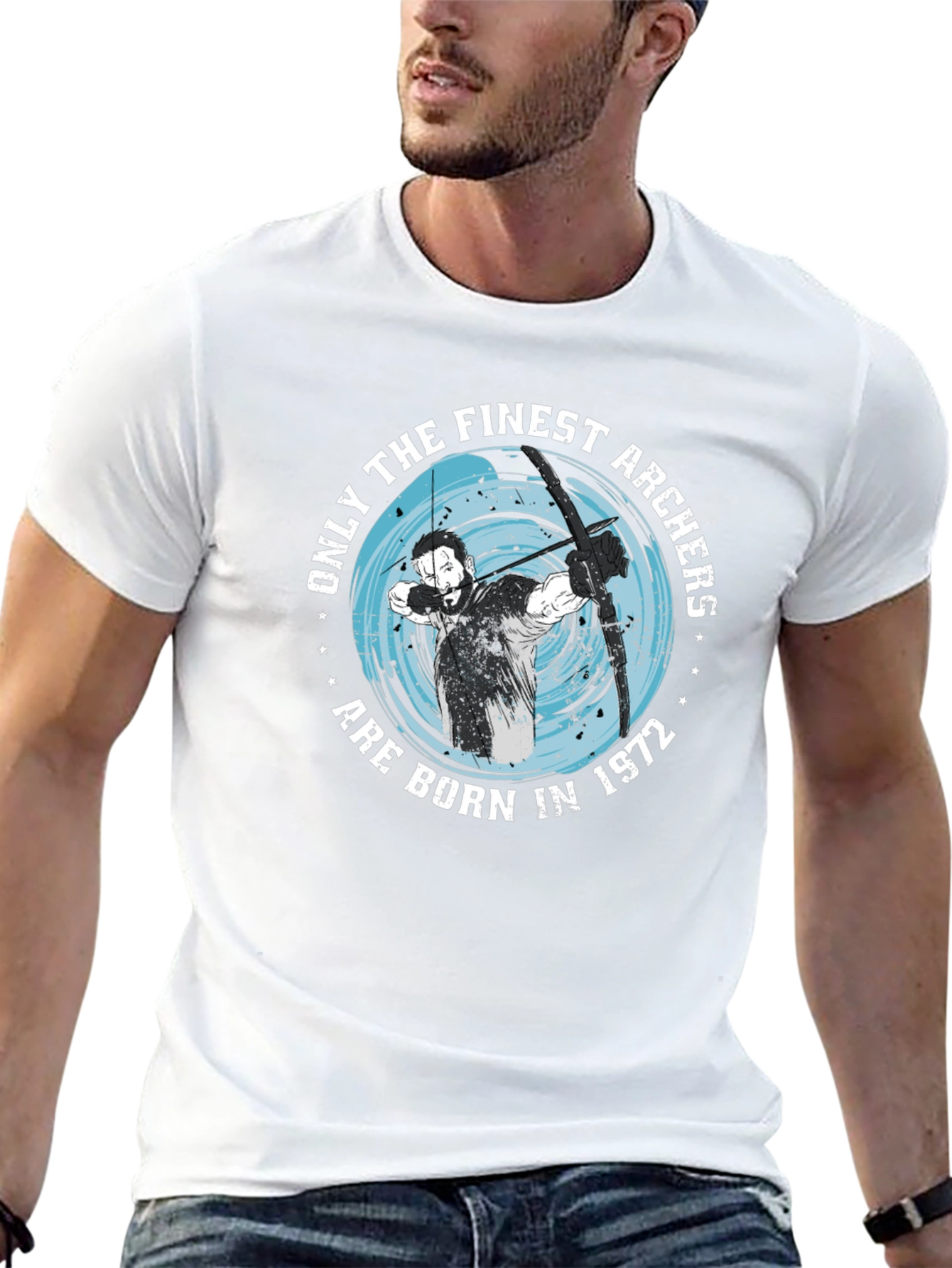 Finest Archers Born in 1972 Black T-Shirt