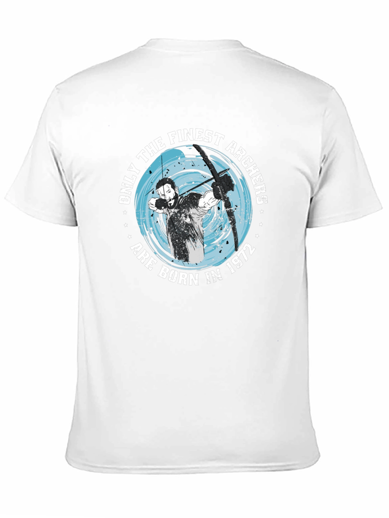 Finest Archers Born in 1972 Black T-Shirt