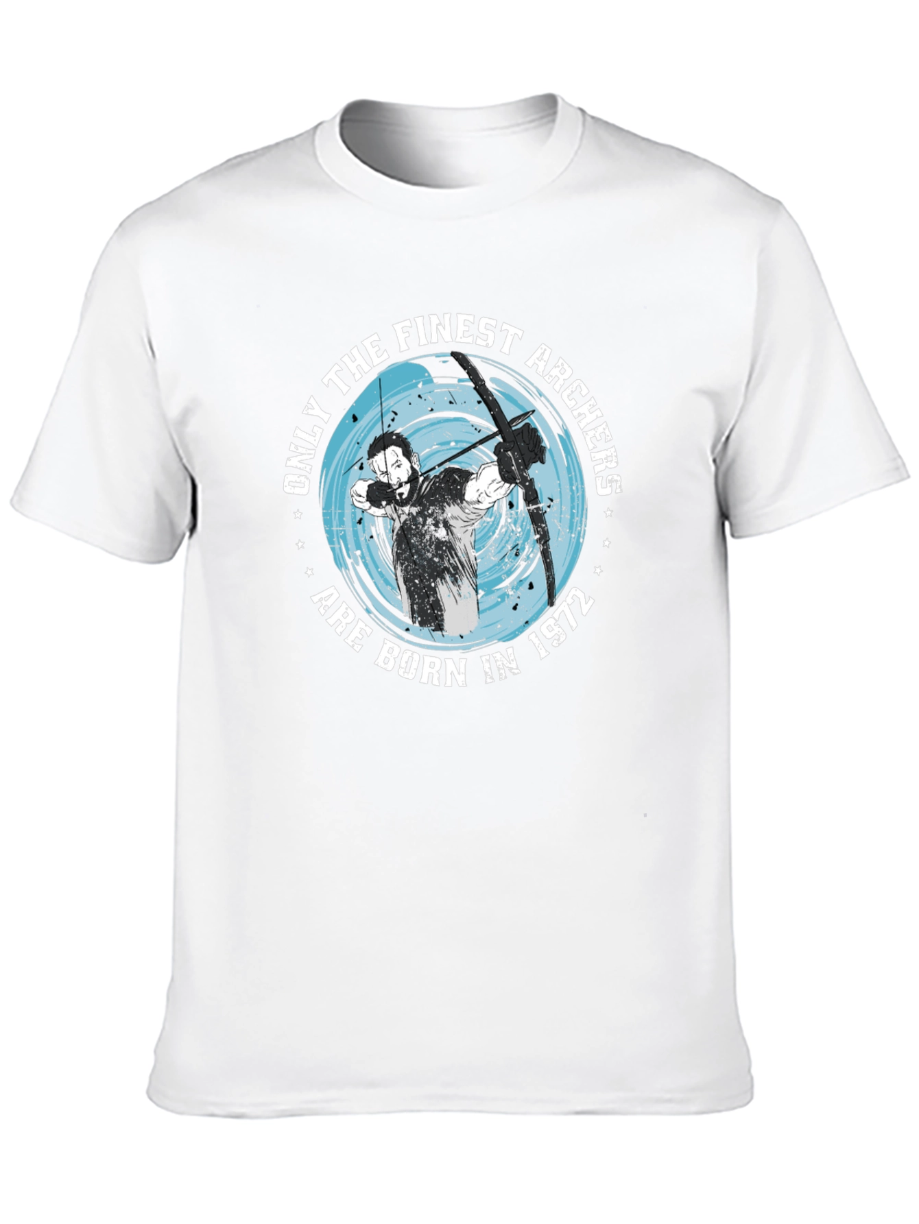 Finest Archers Born in 1972 Black T-Shirt
