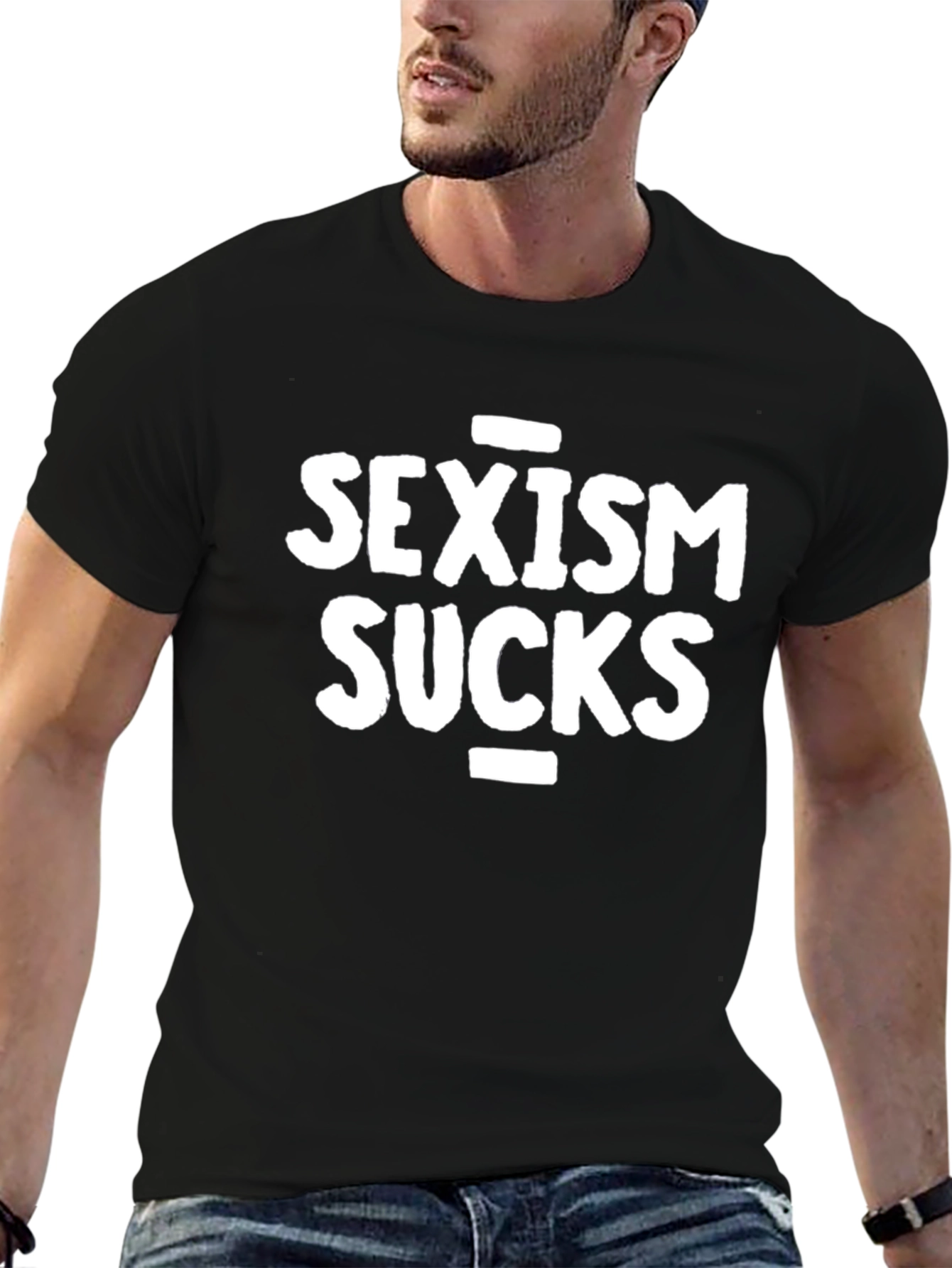 Sexism Sucks Graphic Tee - Black