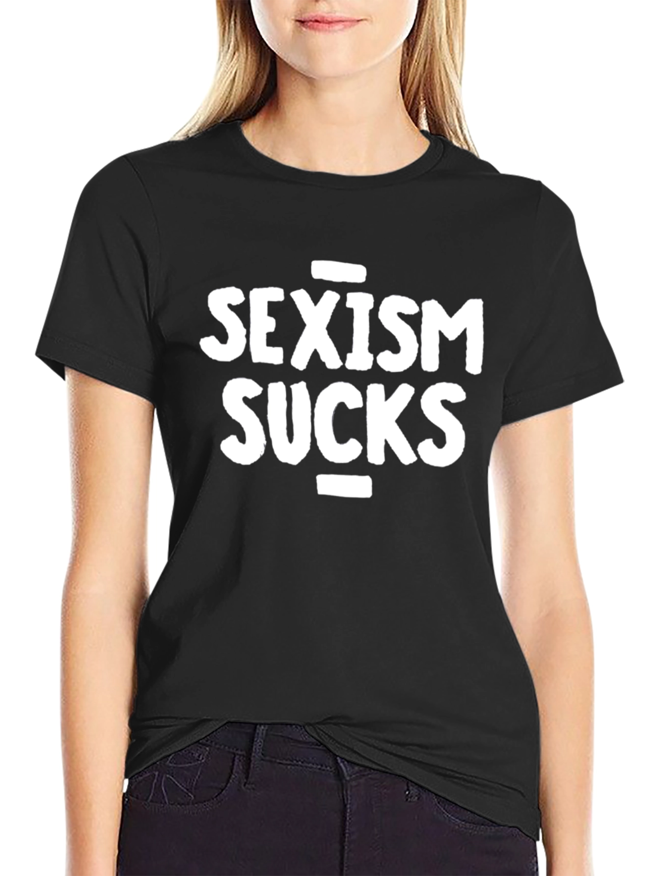 Sexism Sucks Graphic Tee - Black