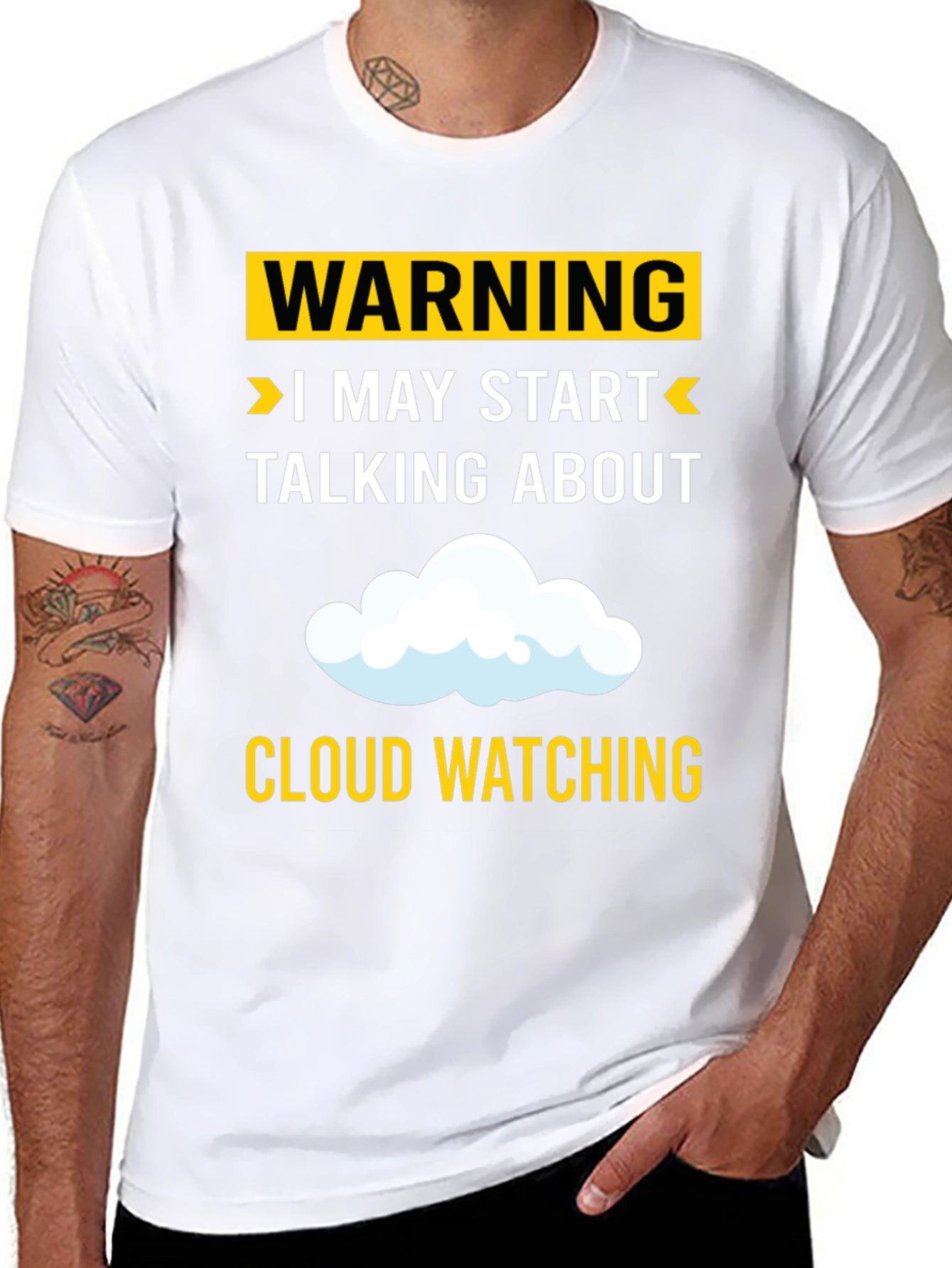 Cloud Watching Humor Tee