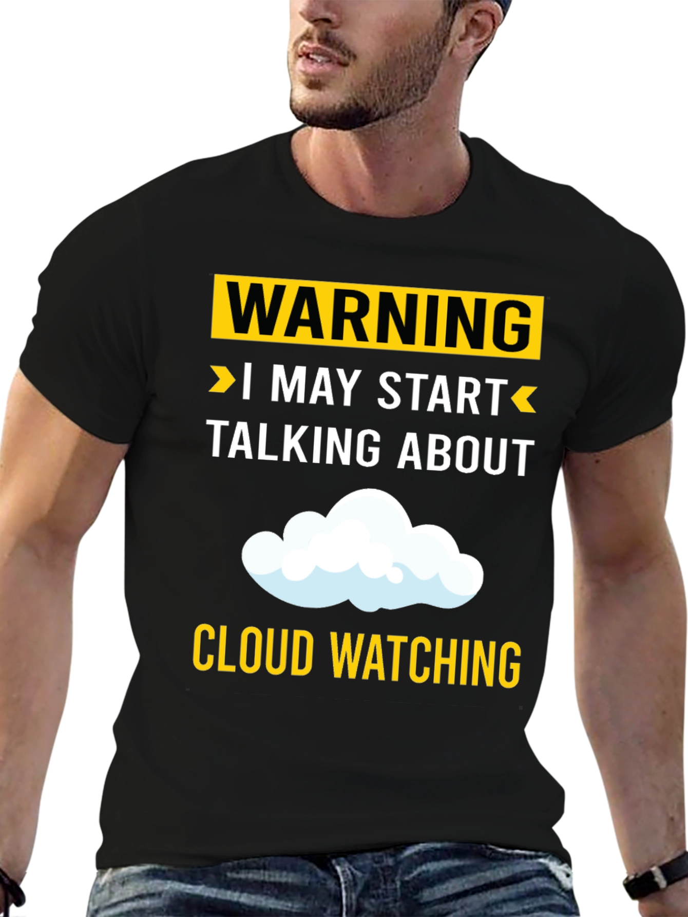 Cloud Watching Humor Tee