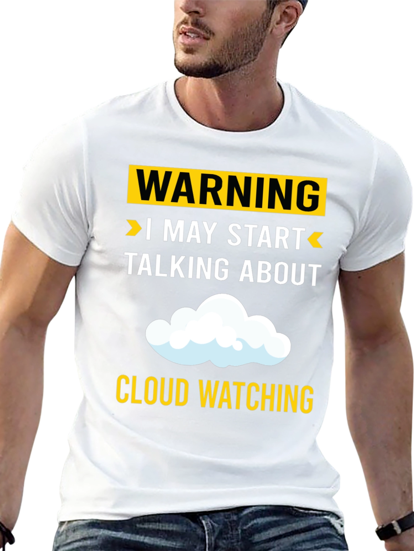 Cloud Watching Humor Tee