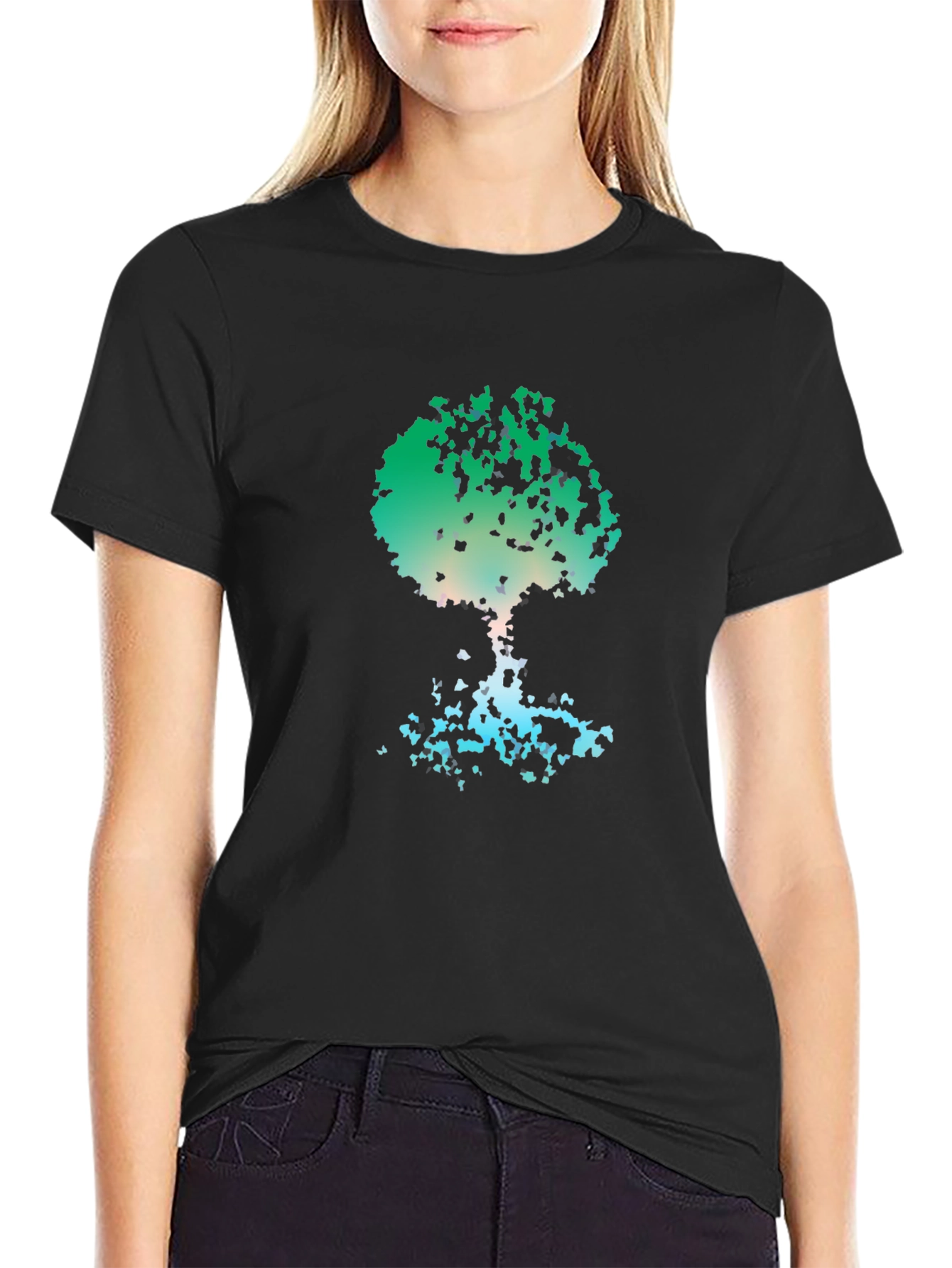 Abstract Tree Graphic Tee - Nature Inspired