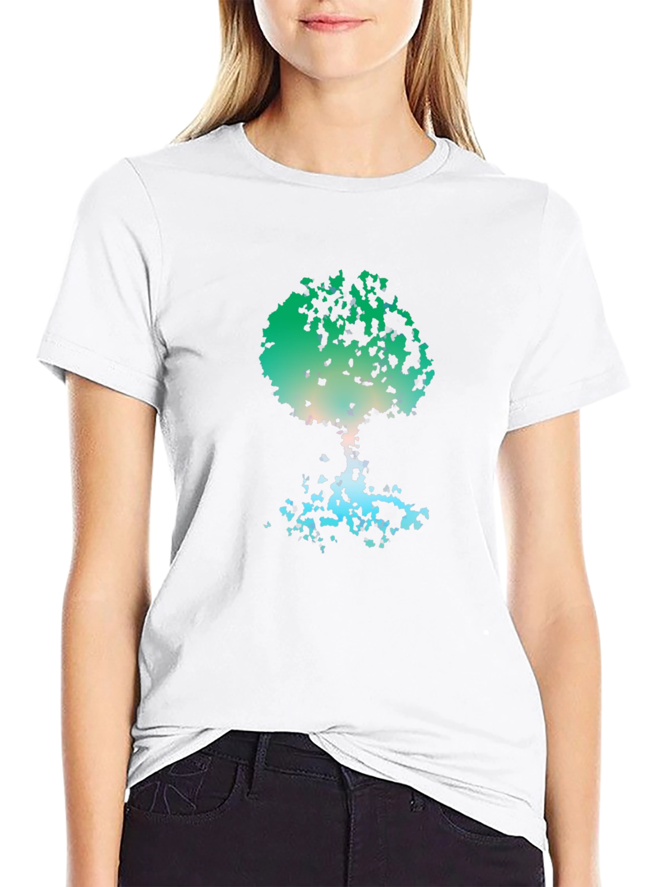 Abstract Tree Graphic Tee - Nature Inspired