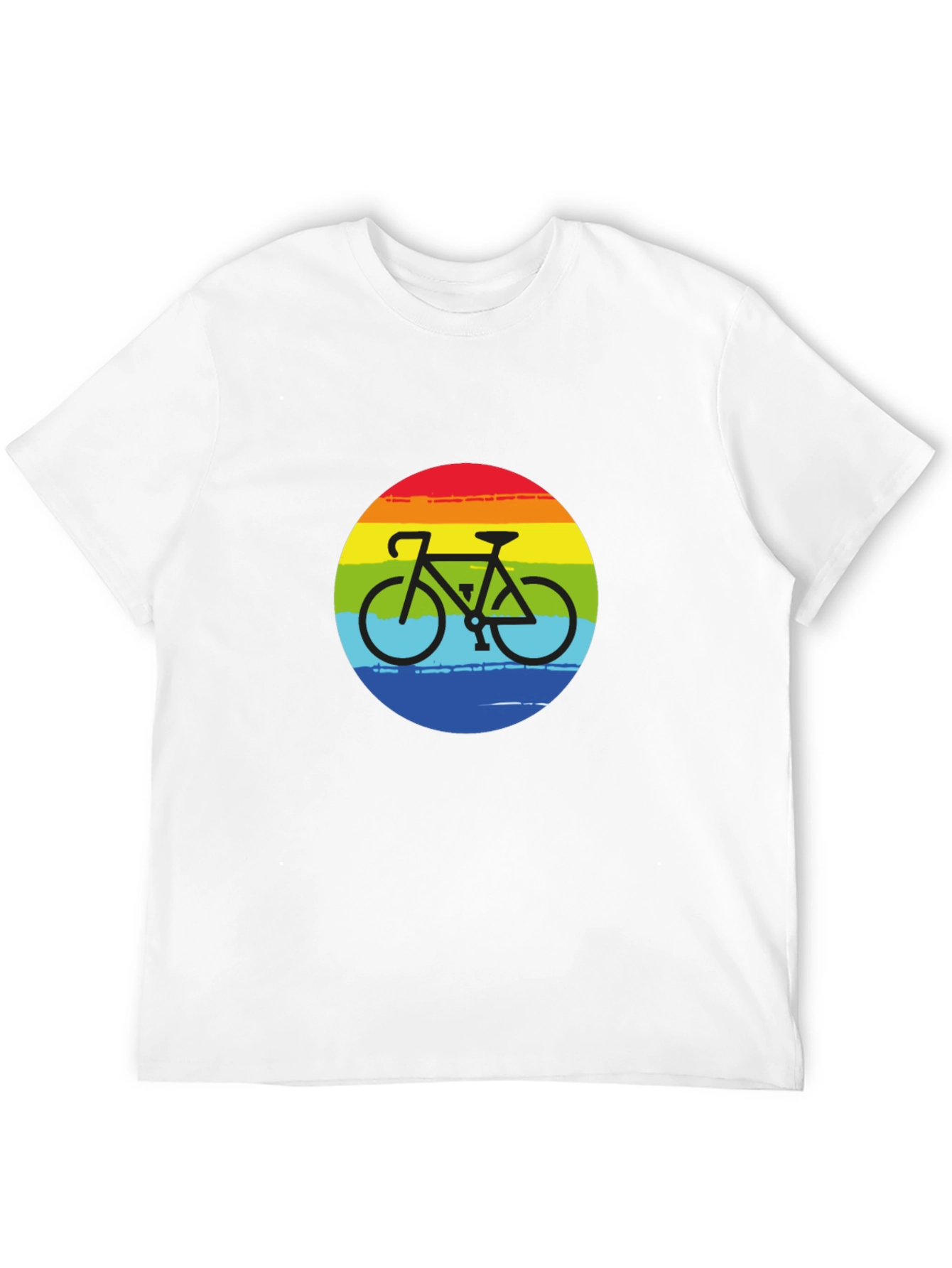 Rainbow Bike Graphic Tee