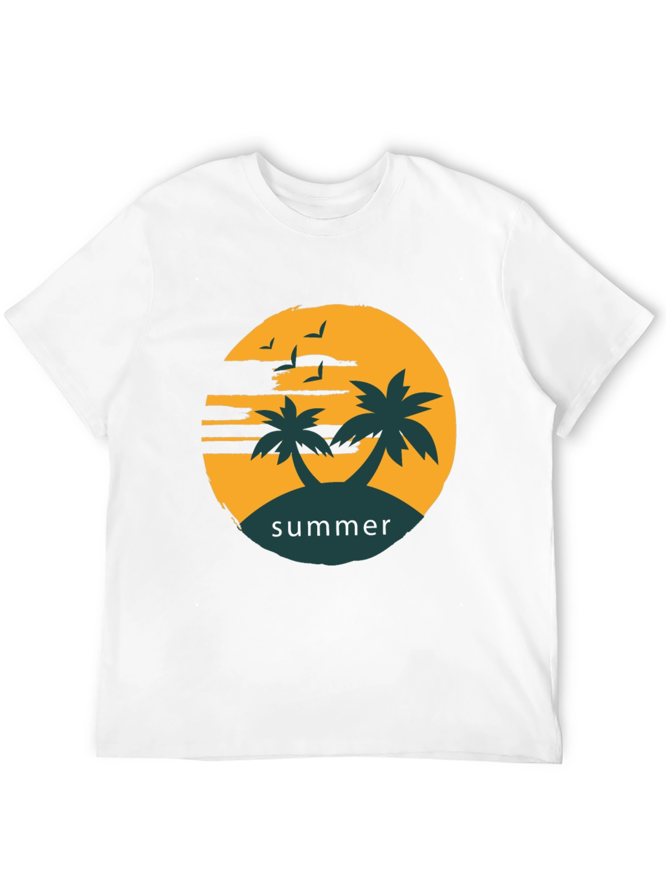 Summer Vibes Graphic Tee - Black