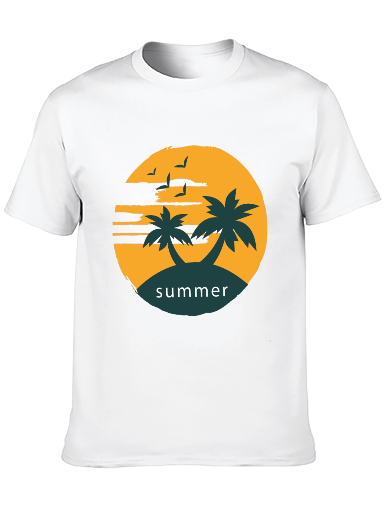 Summer Vibes Graphic Tee - Black