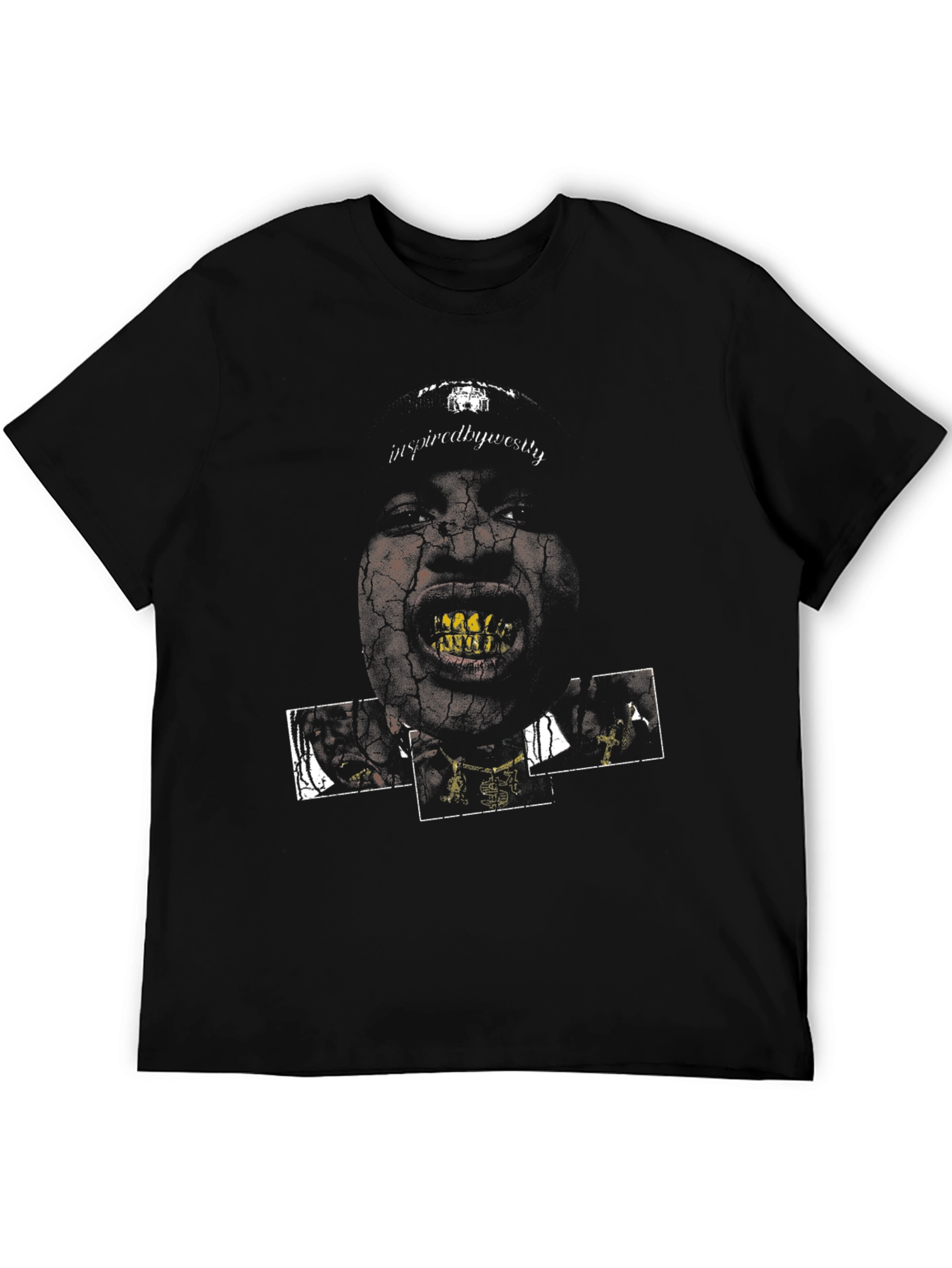 Inspired By Ecszy Black Graphic T-Shirt