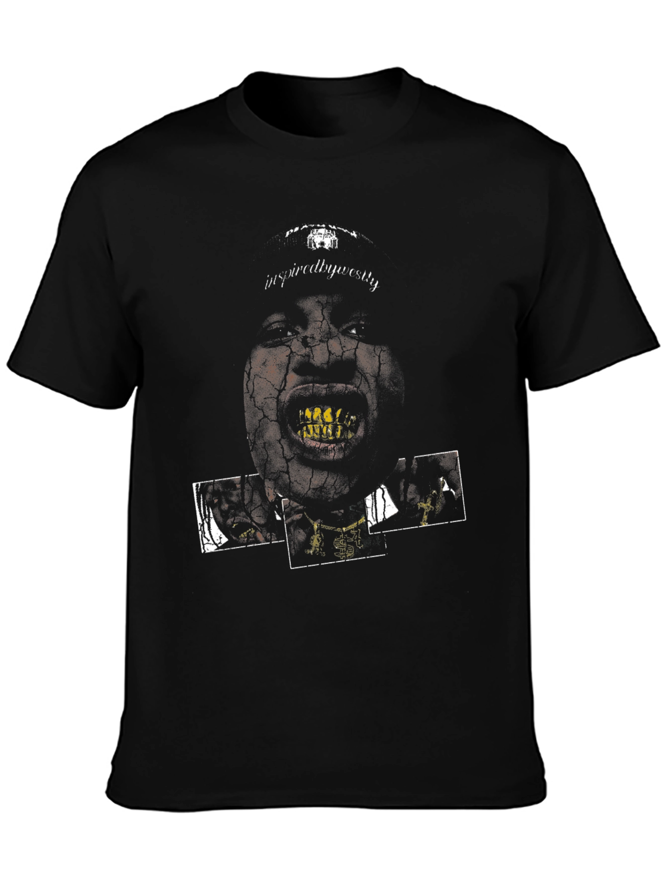 Inspired By Ecszy Black Graphic T-Shirt