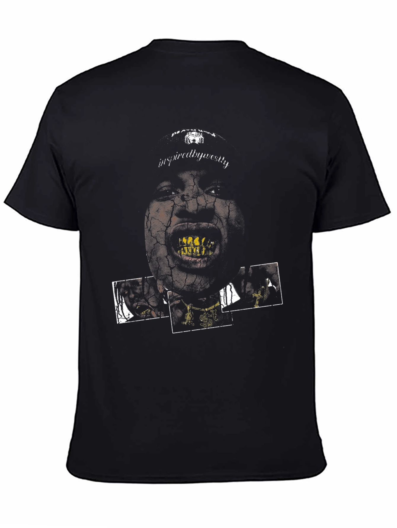 Inspired By Ecszy Black Graphic T-Shirt