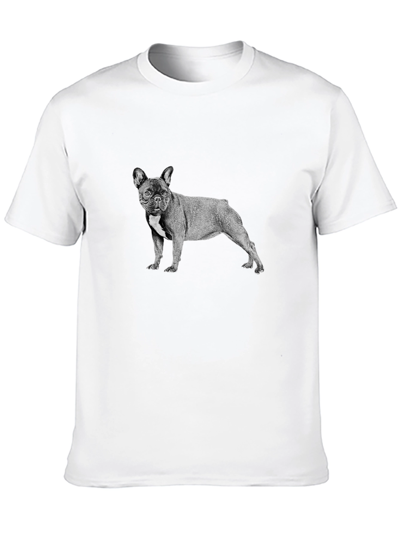 French Bulldog Graphic Tee - Mens Black T-Shirt