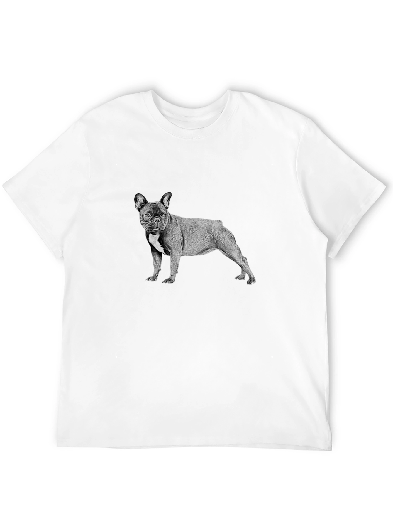 French Bulldog Graphic Tee - Mens Black T-Shirt