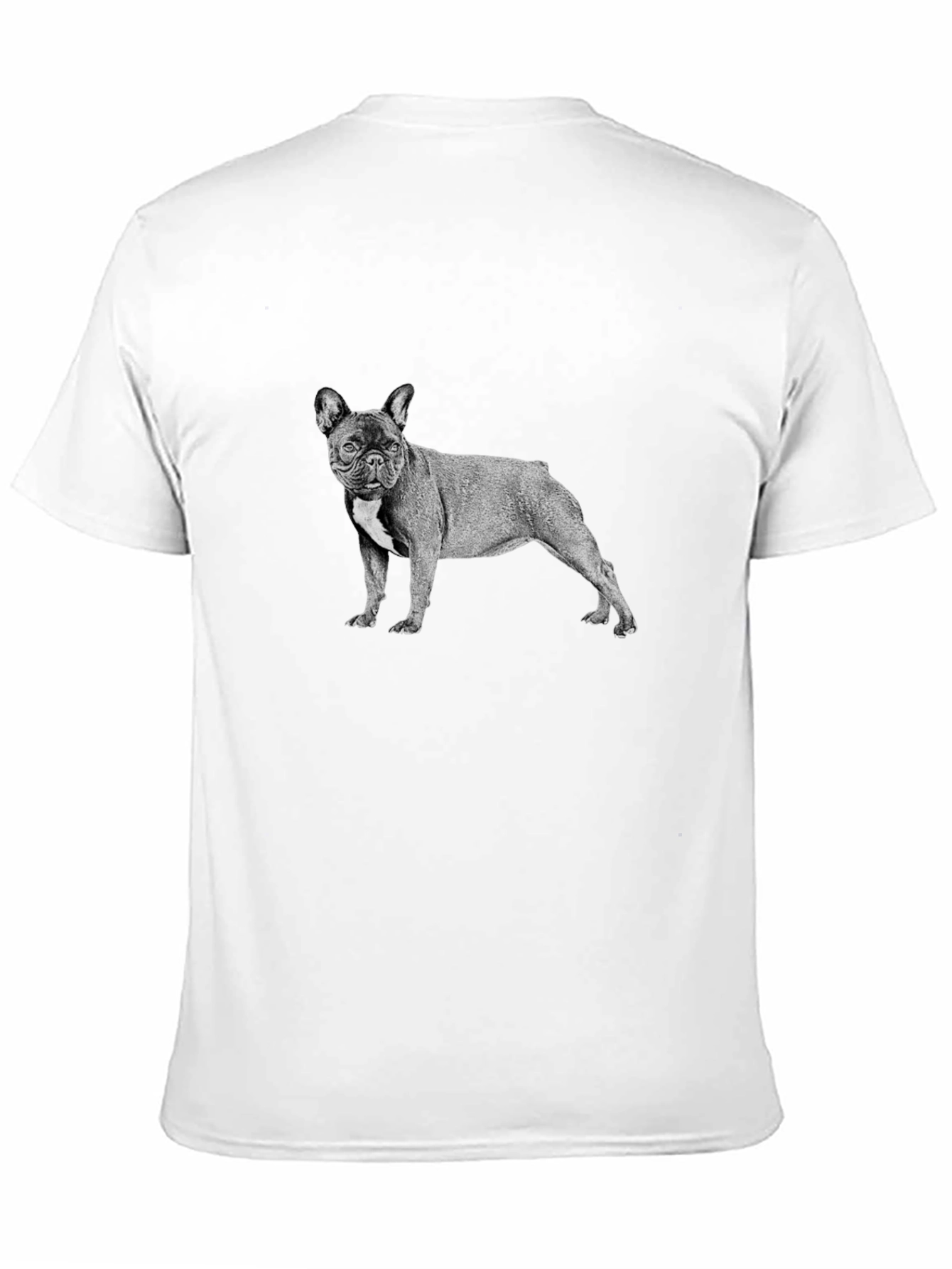 French Bulldog Graphic Tee - Mens Black T-Shirt