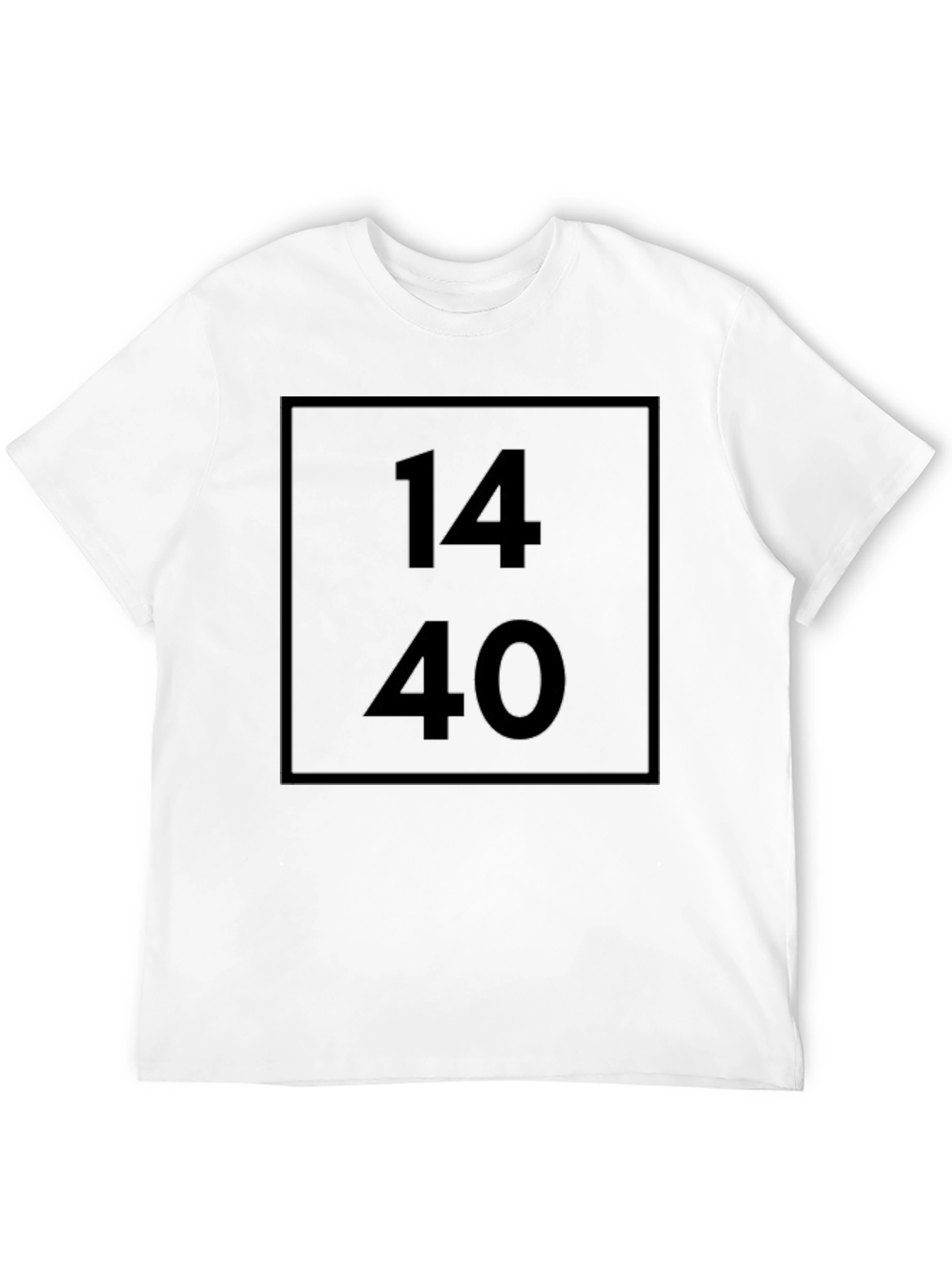 1440 Graphic Tee - Modern Number Print Shirt