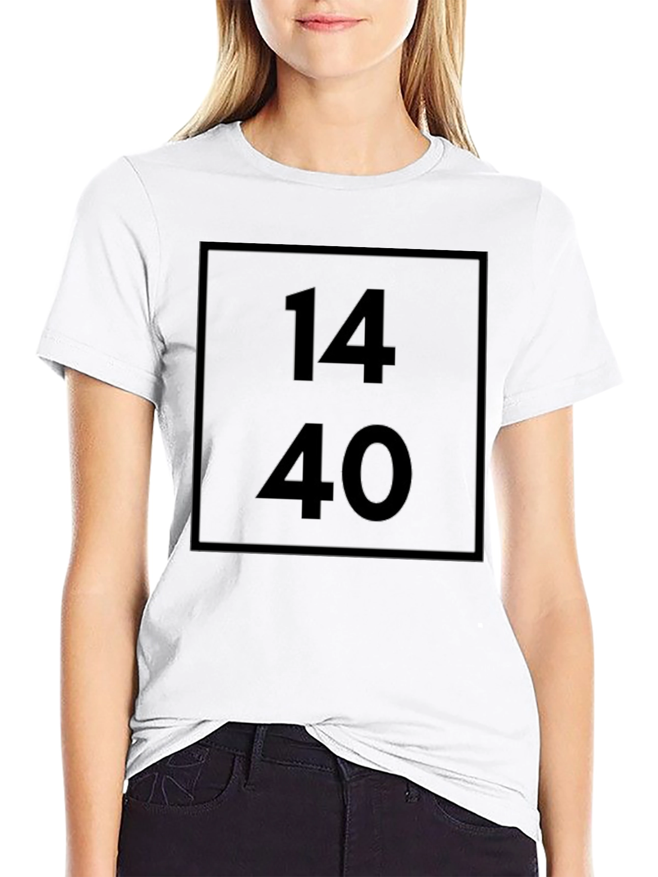 1440 Graphic Tee - Modern Number Print Shirt