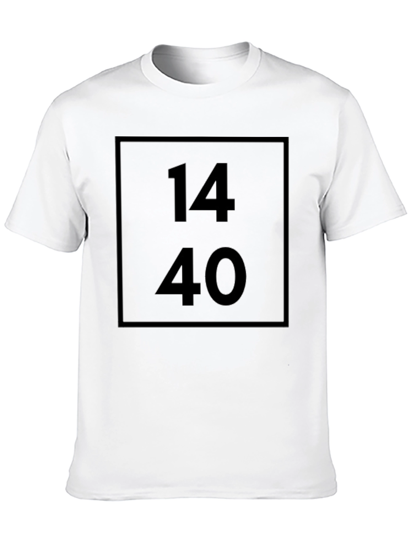 1440 Graphic Tee - Modern Number Print Shirt
