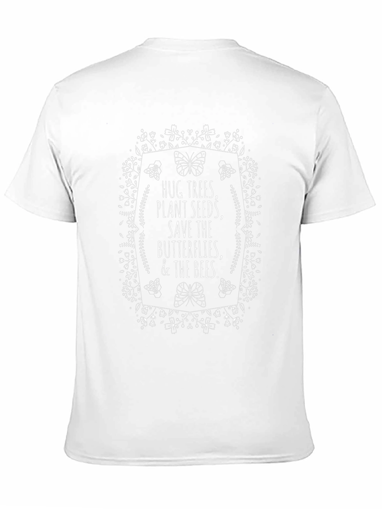 Eco-Friendly Graphic Tee - Save the Bees & Butterflies
