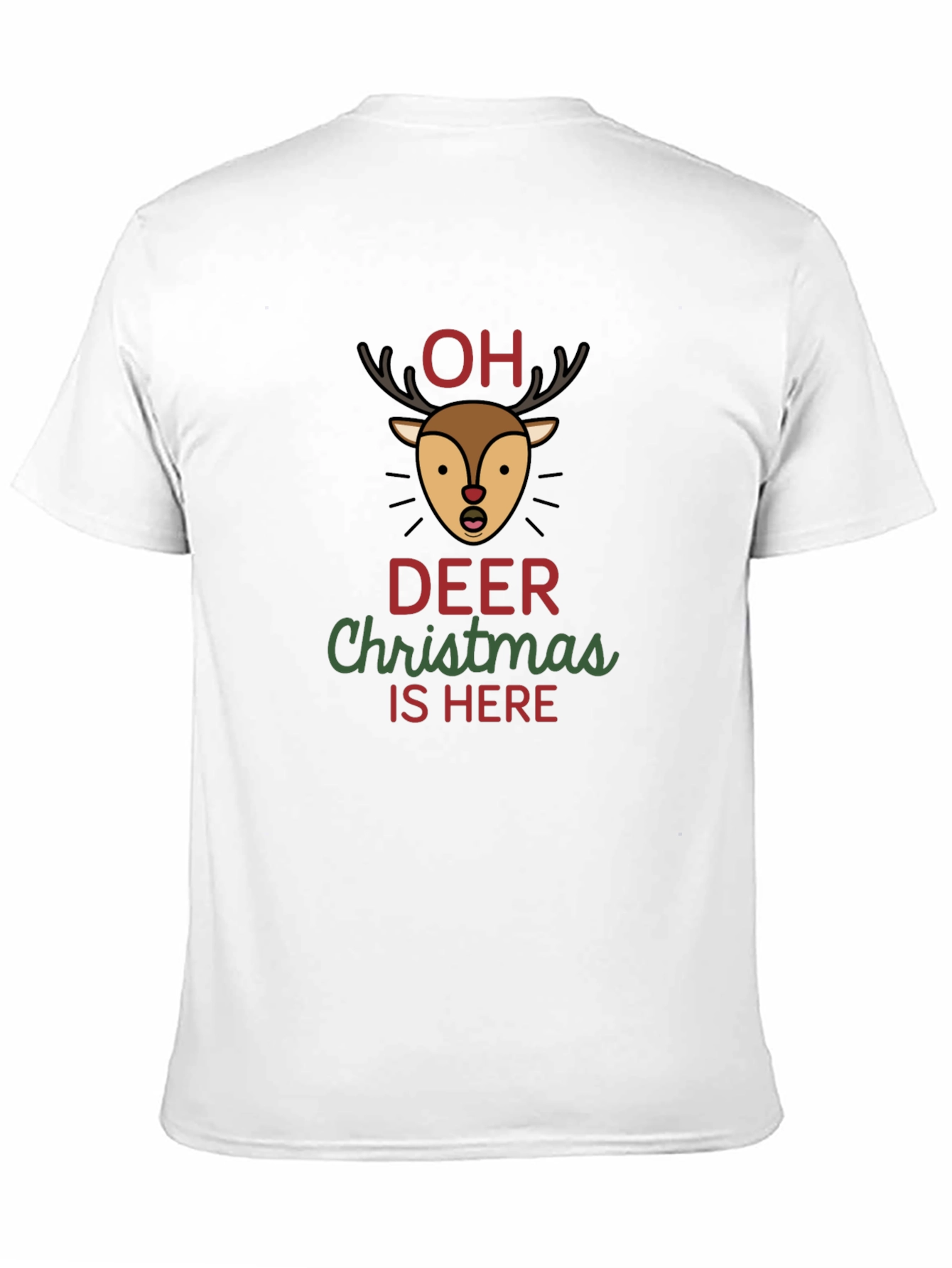 Oh Deer Christmas Graphic T-Shirt