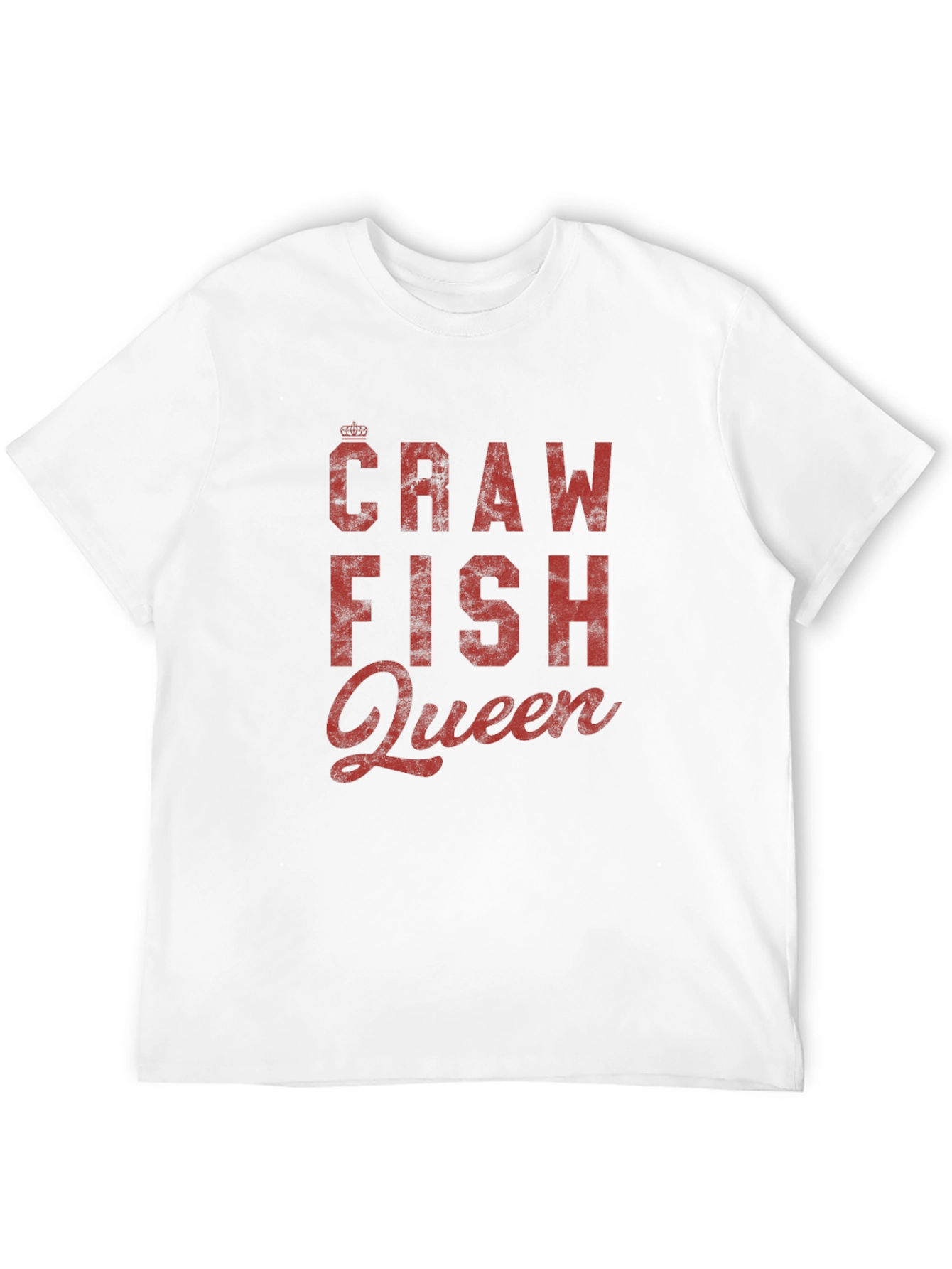 Crawfish Queen Graphic Tee - Black Cotton Shirt