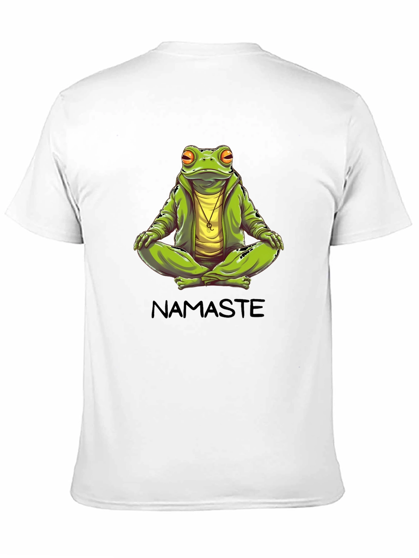 Namaste Frog Graphic T-Shirt - Zen Meditation Tee