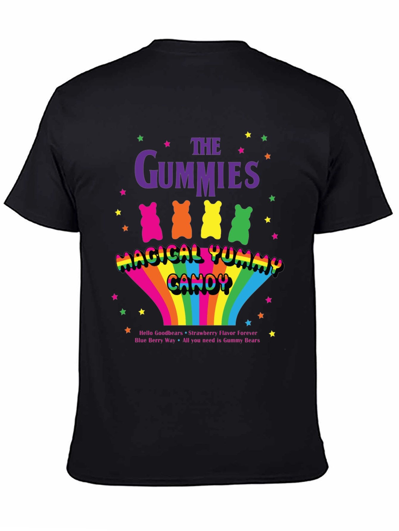 The Gummies Bear Yummy Candy Graphic T-Shirt