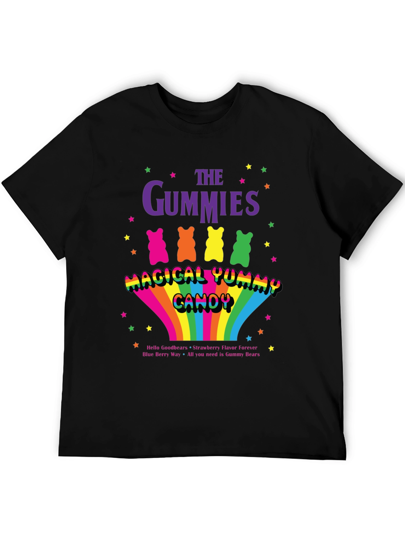 The Gummies Bear Yummy Candy Graphic T-Shirt